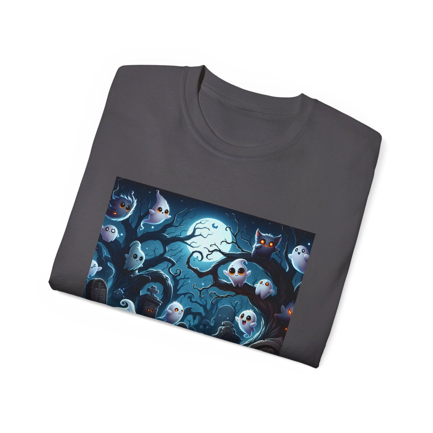 Moonlight Ghosts and Pumpkins Tee