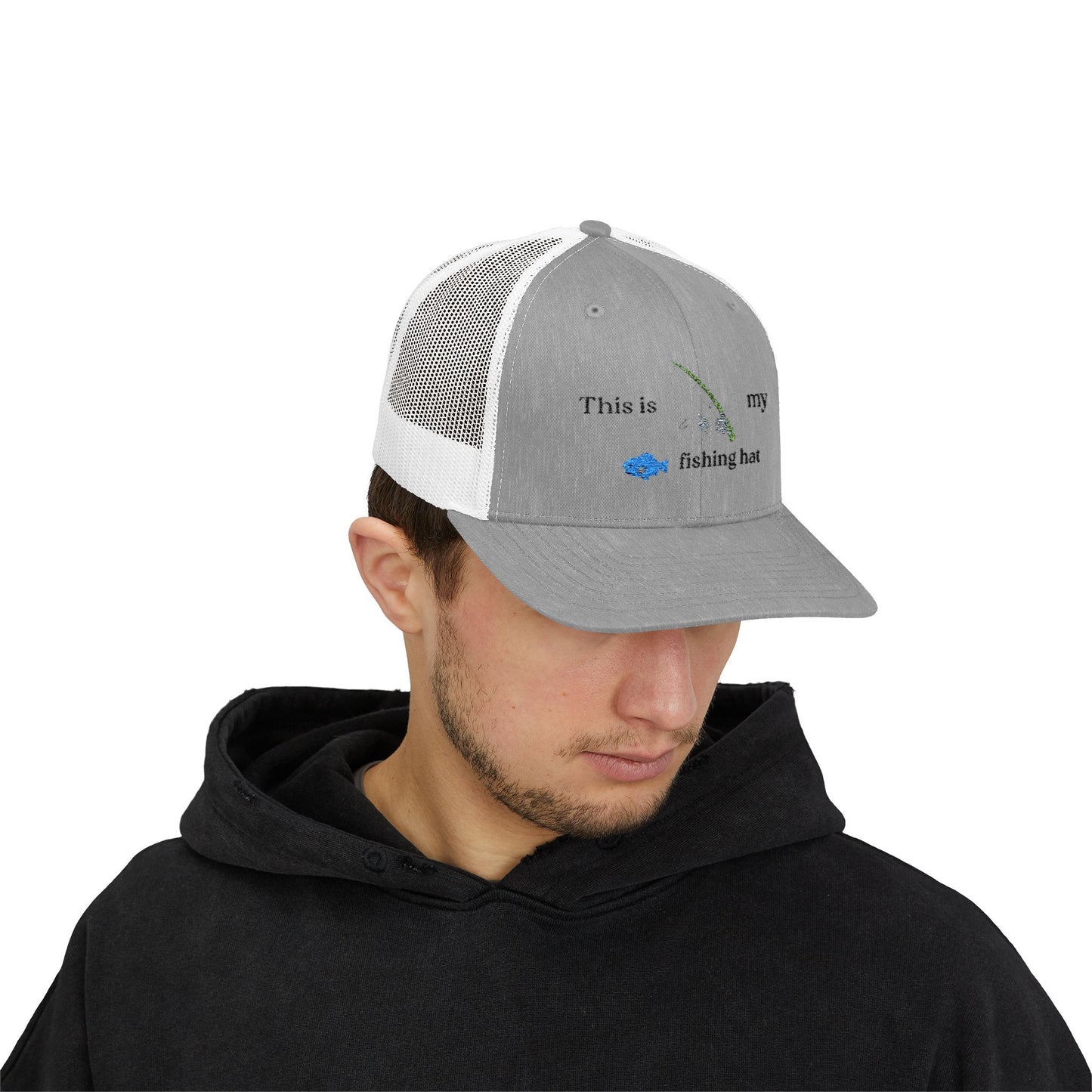 This is my fishing hat - baseball hat
