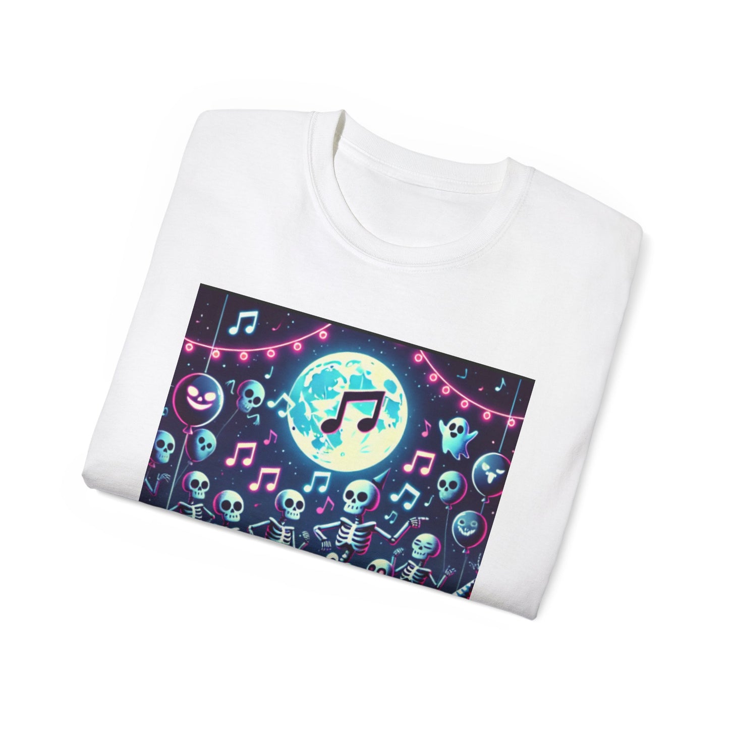 Spooky Halloween Skeleton Dance Party T-shirt
