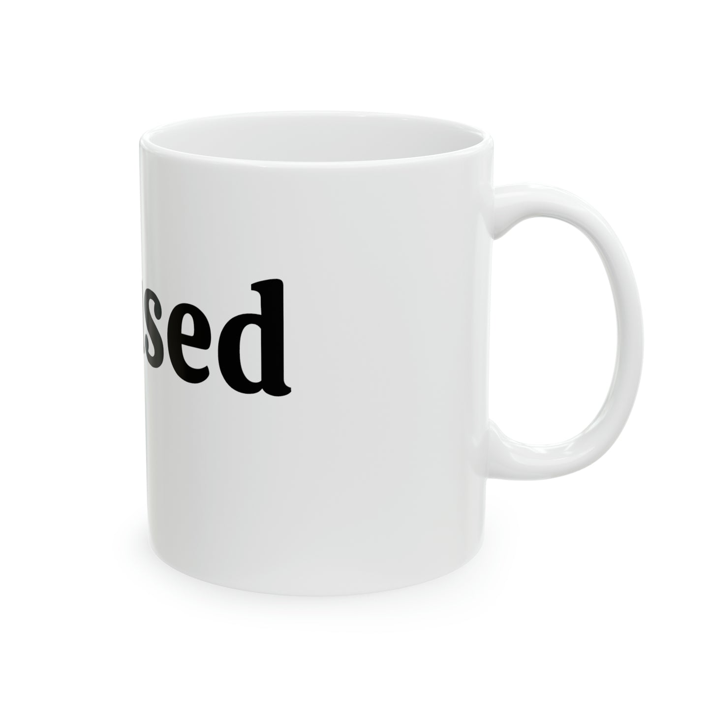 Focused Ceramic Mug, 11oz