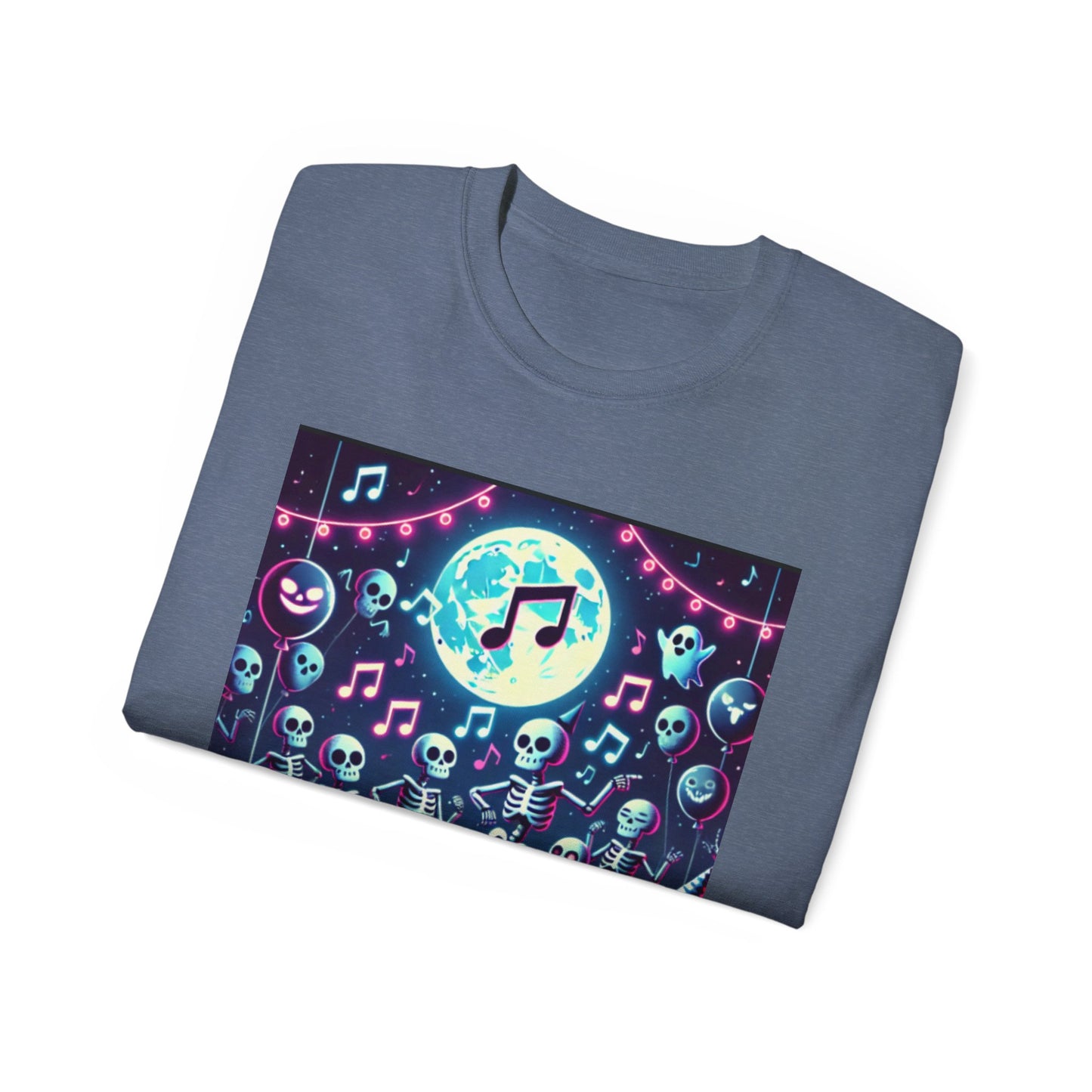 Spooky Halloween Skeleton Dance Party T-shirt