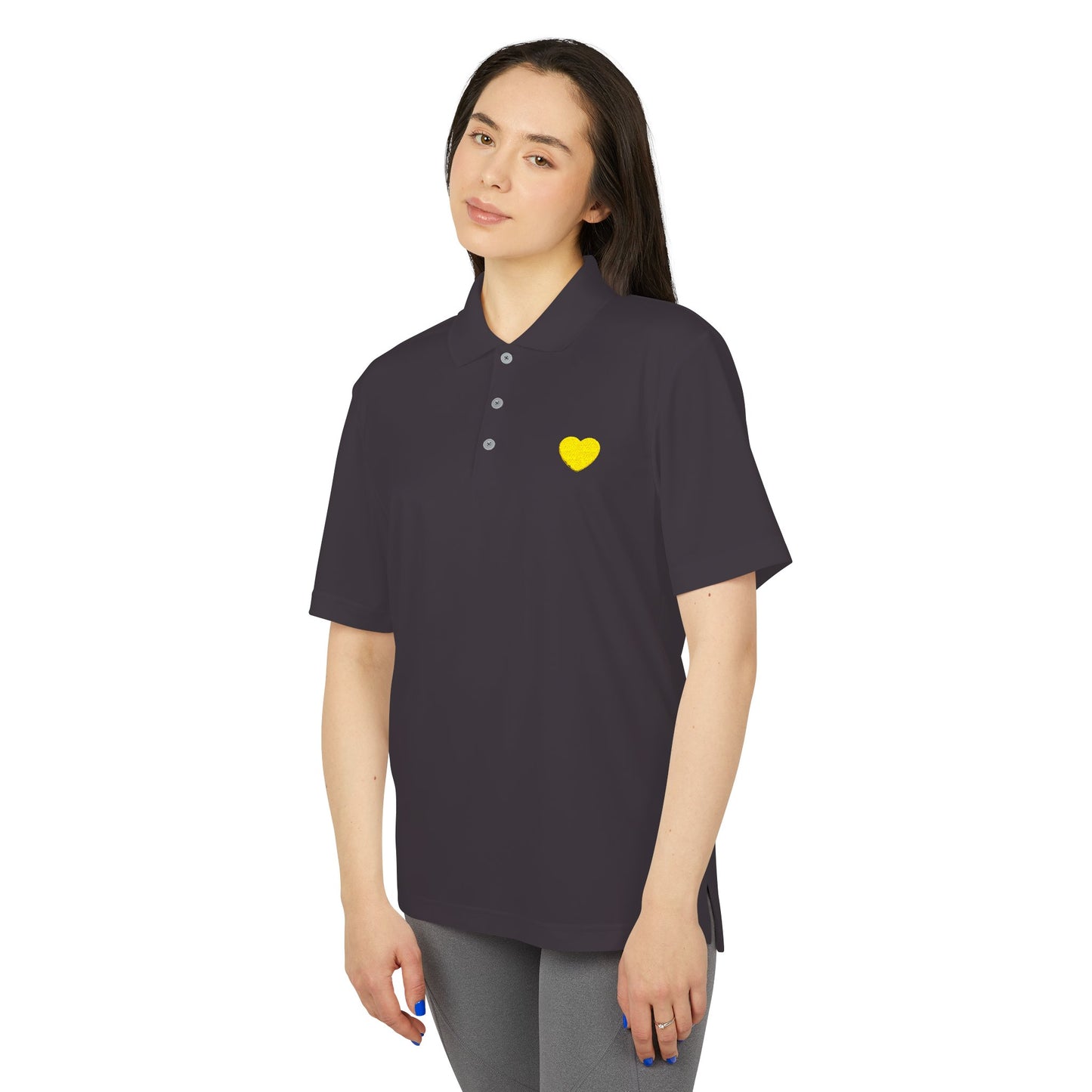 Golden Heart Performance Polo Tee