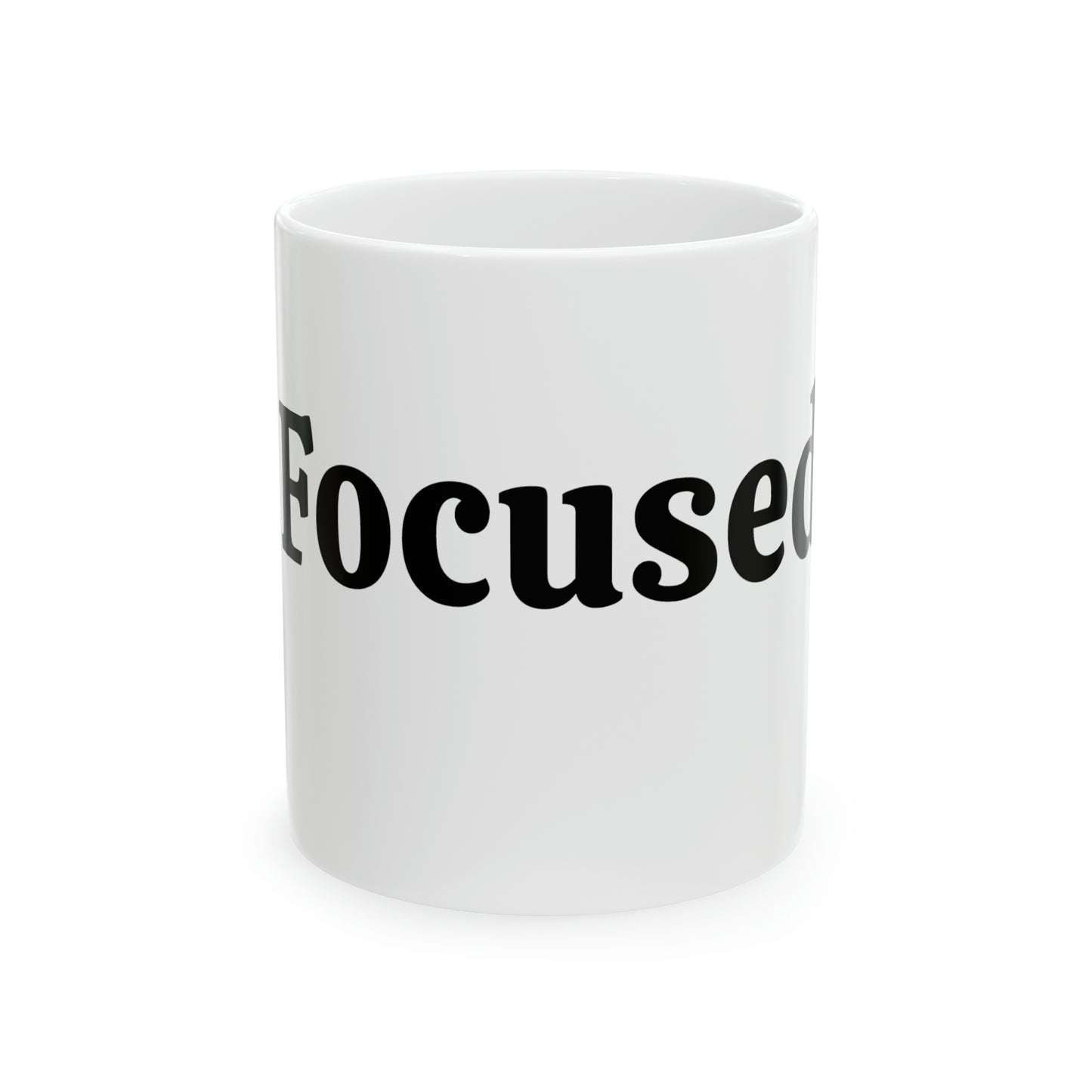 Focused Ceramic Mug, 11oz