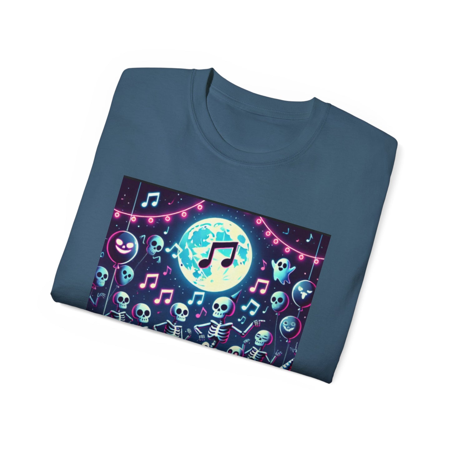Spooky Halloween Skeleton Dance Party T-shirt