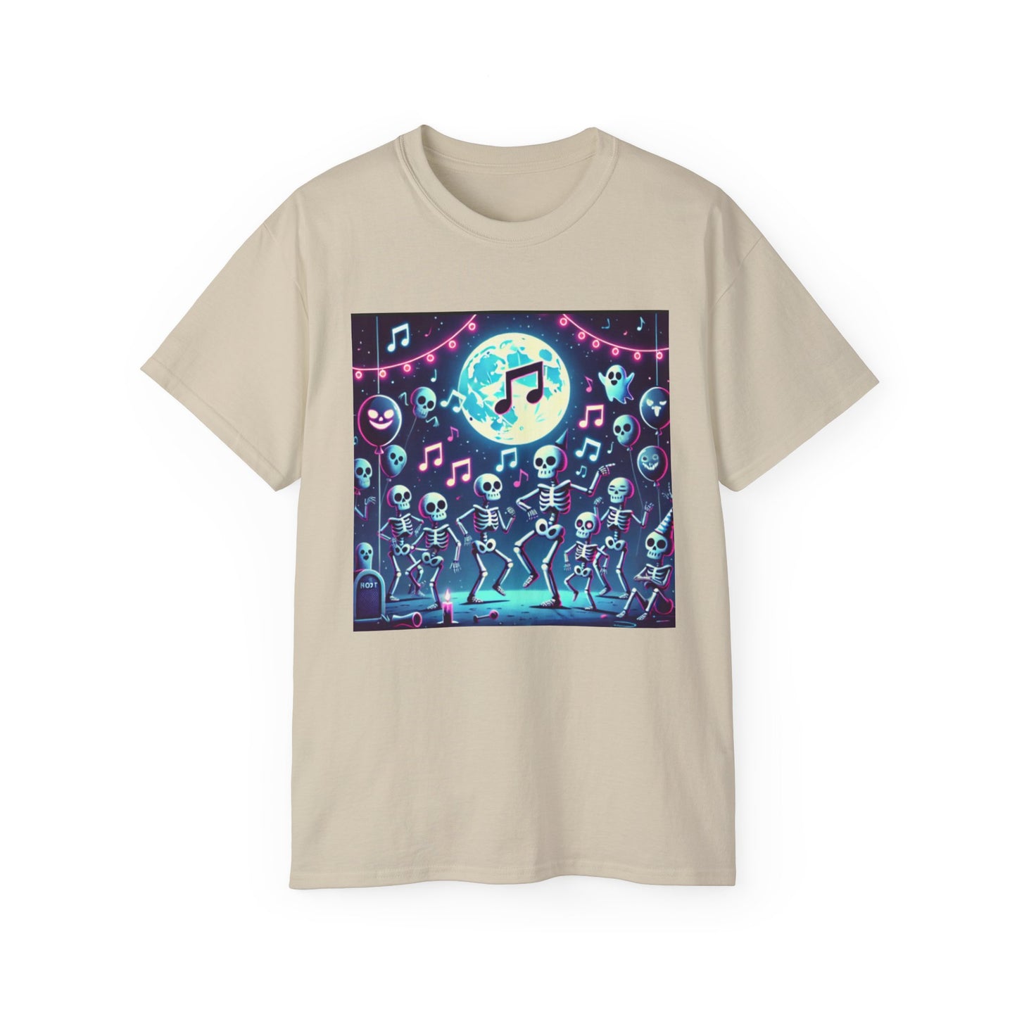 Spooky Halloween Skeleton Dance Party T-shirt