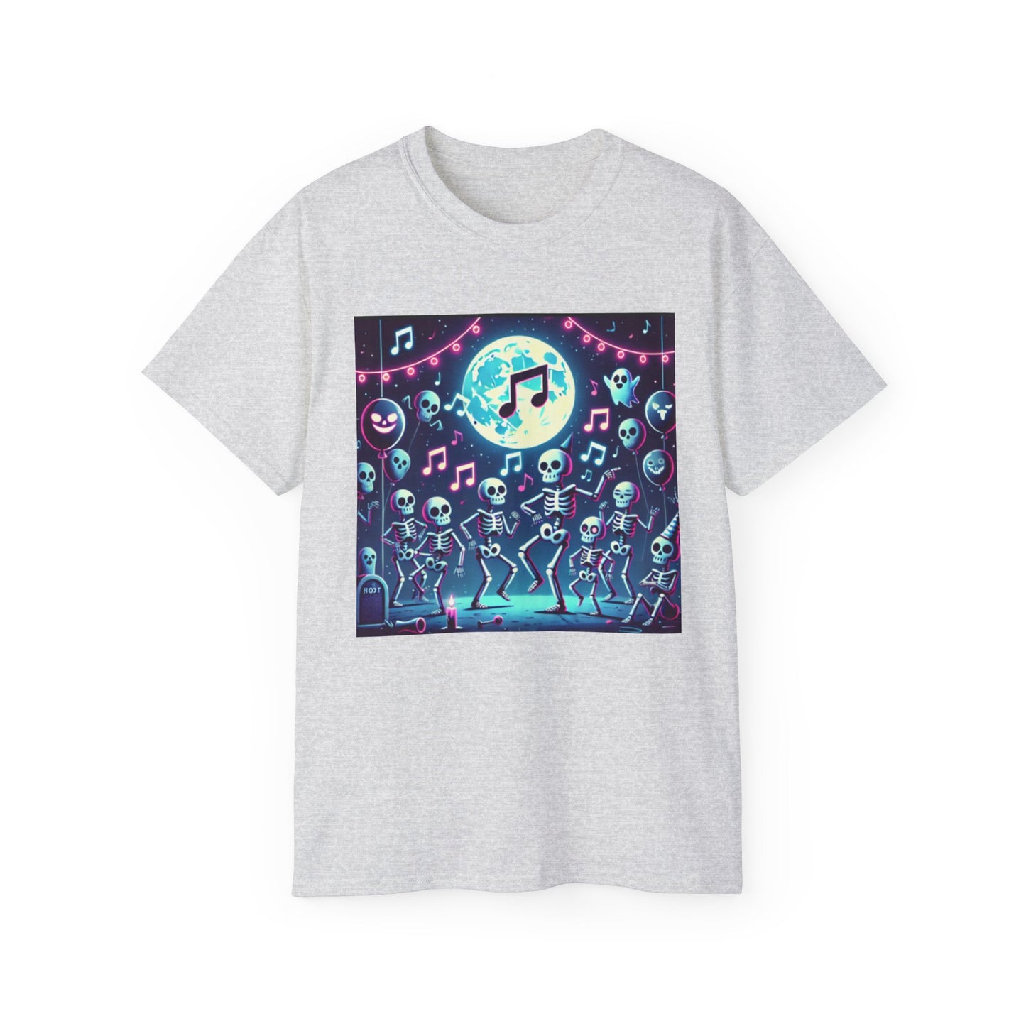 Spooky Halloween Skeleton Dance Party T-shirt