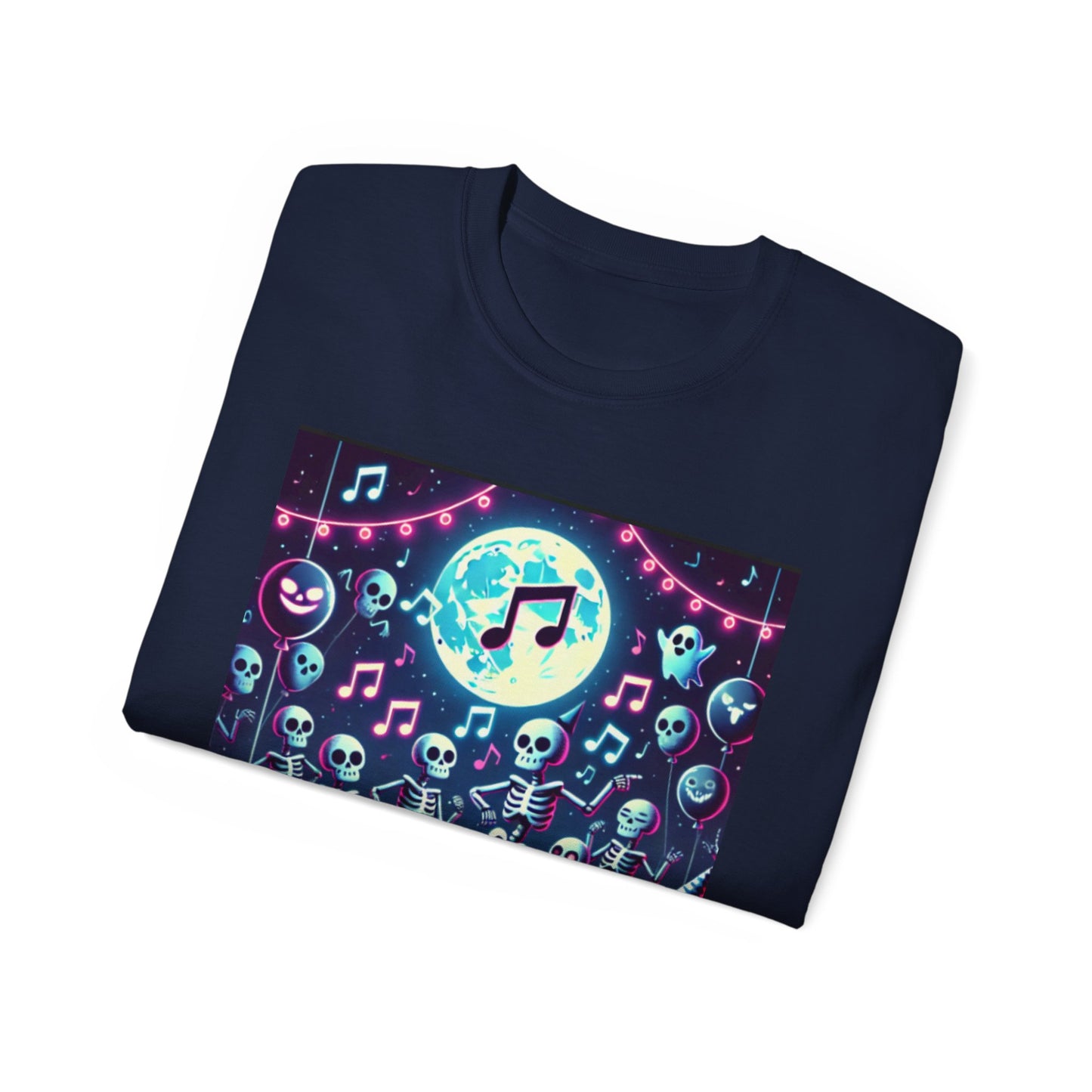 Spooky Halloween Skeleton Dance Party T-shirt