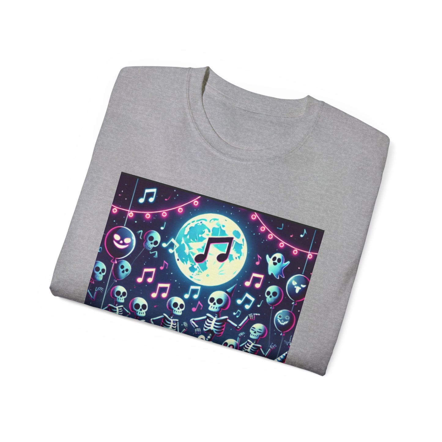 Spooky Halloween Skeleton Dance Party T-shirt