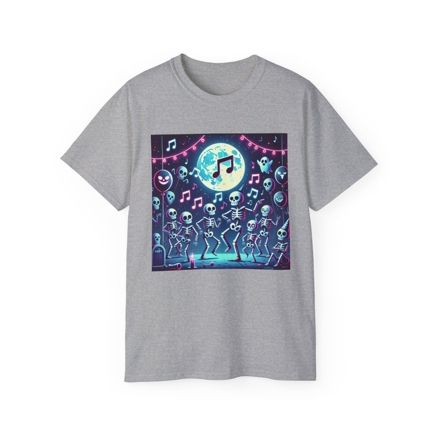 Spooky Halloween Skeleton Dance Party T-shirt