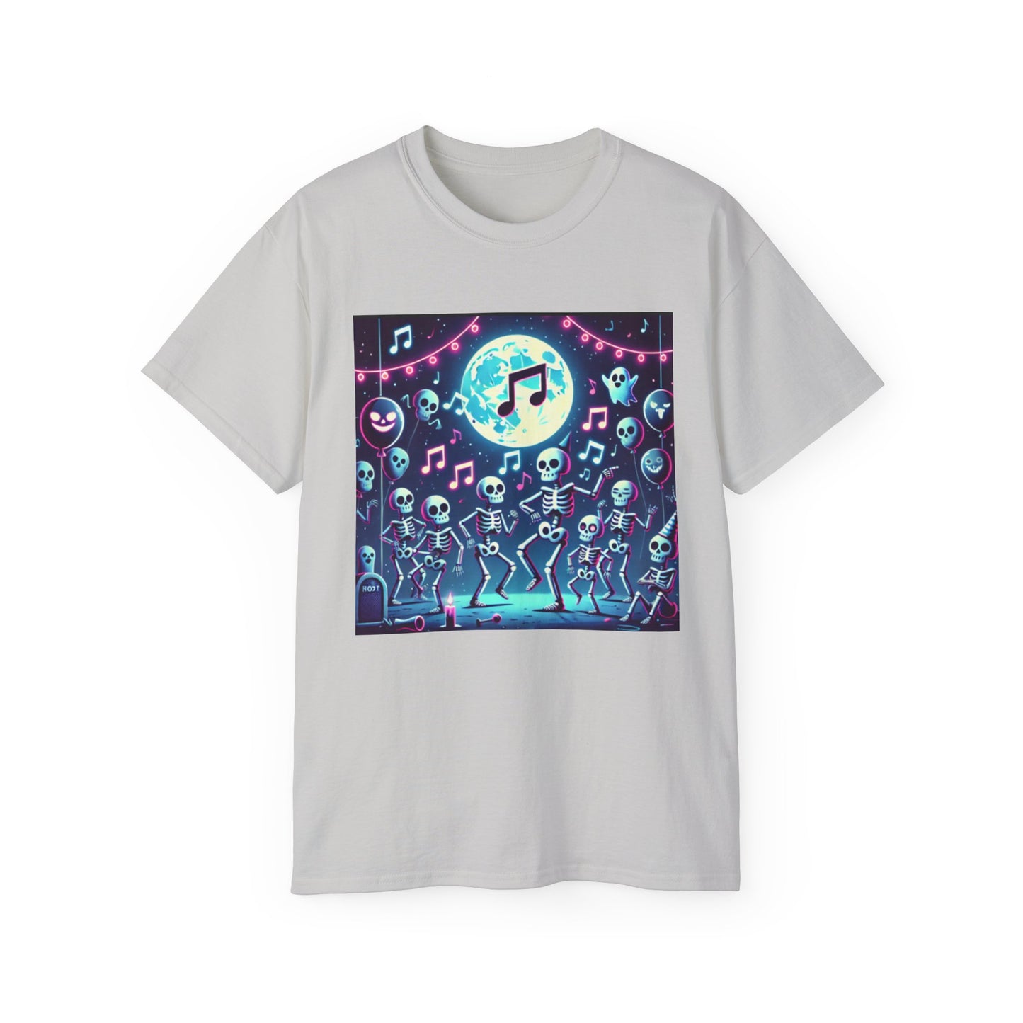 Spooky Halloween Skeleton Dance Party T-shirt