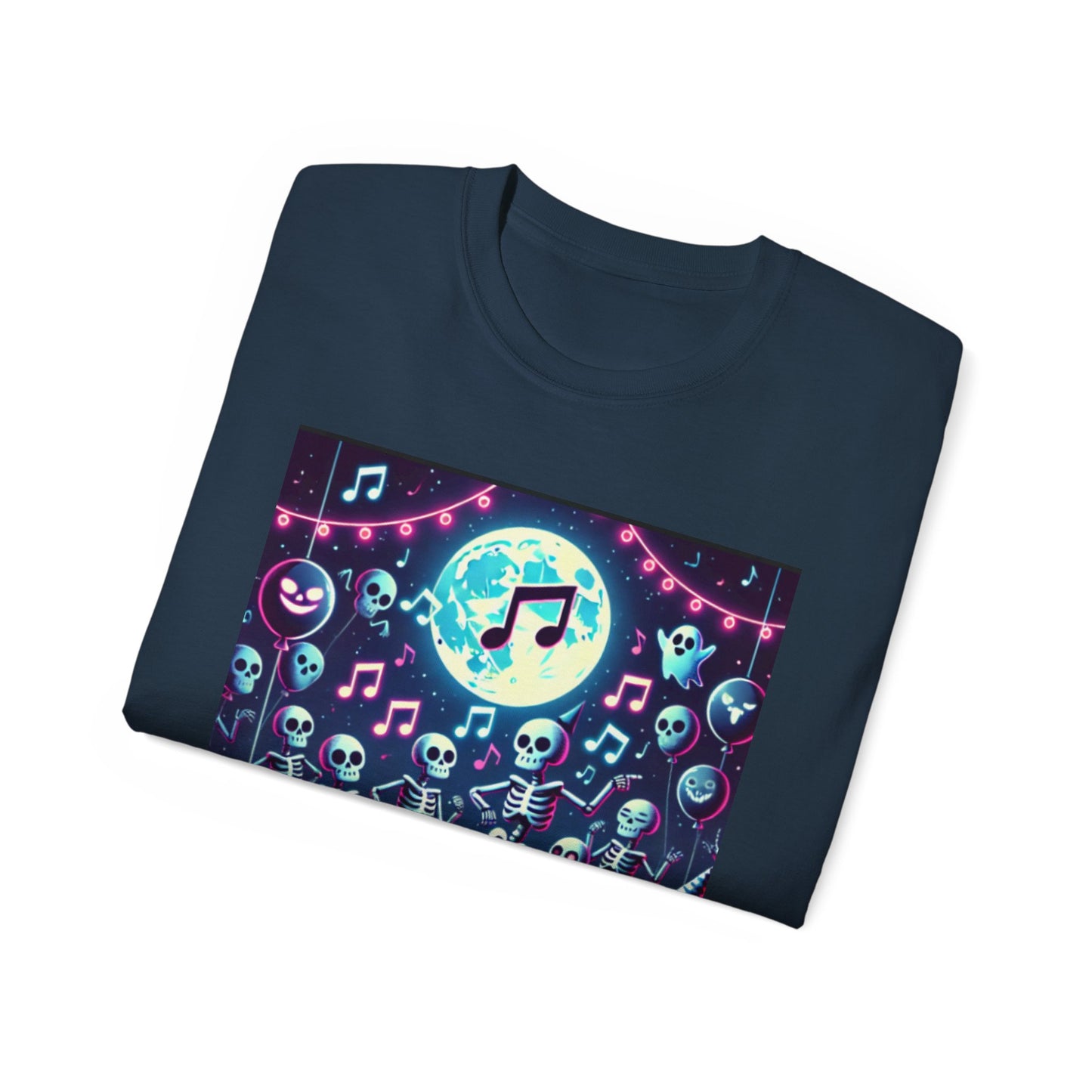 Spooky Halloween Skeleton Dance Party T-shirt