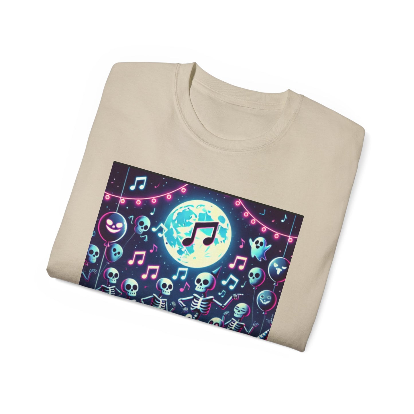 Spooky Halloween Skeleton Dance Party T-shirt