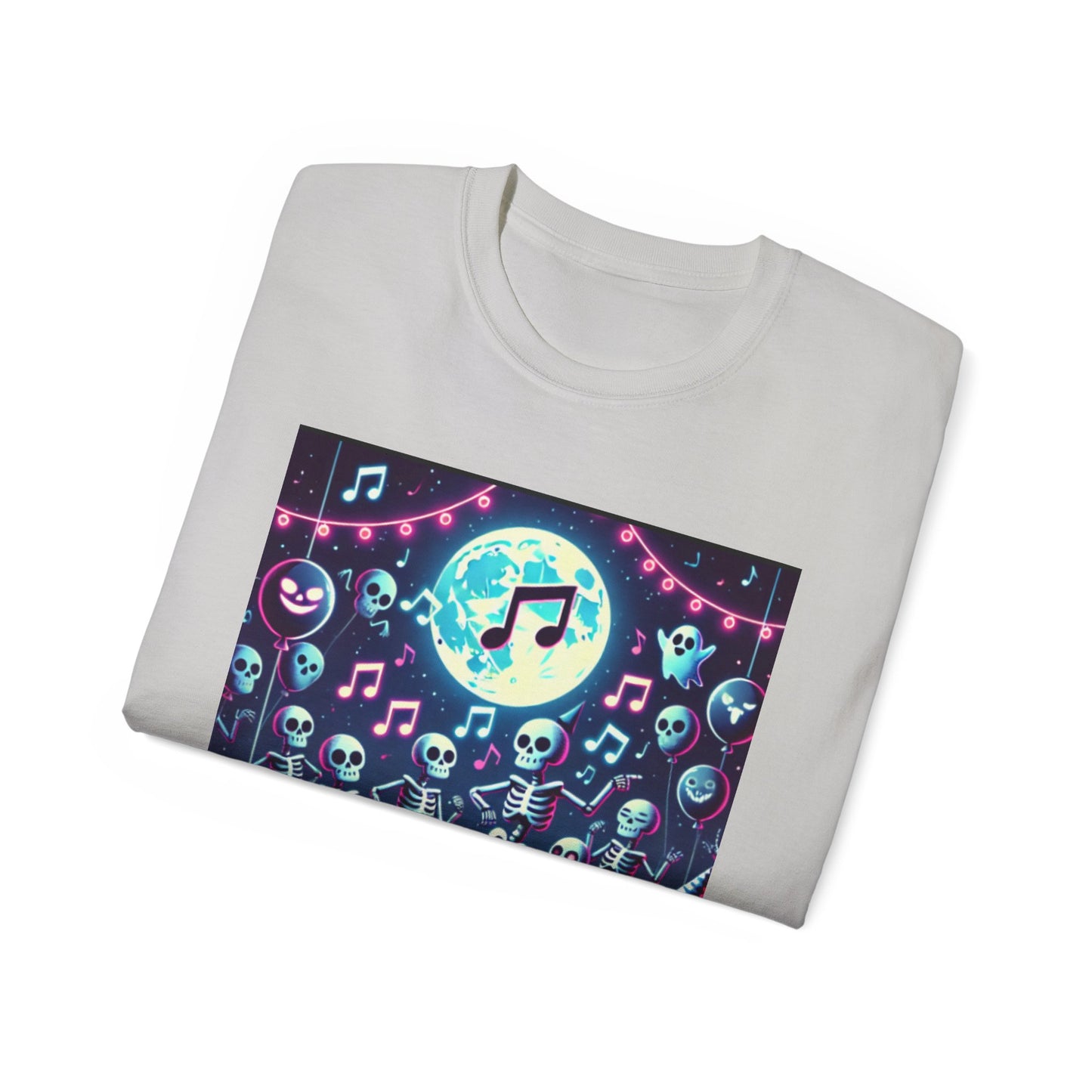 Spooky Halloween Skeleton Dance Party T-shirt
