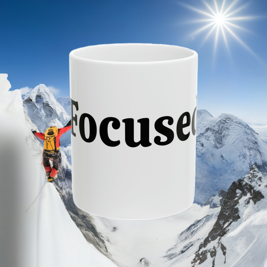 Focused Ceramic Mug, 11oz