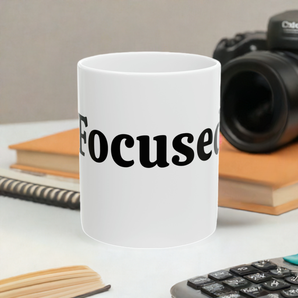 Focused Ceramic Mug, 11oz
