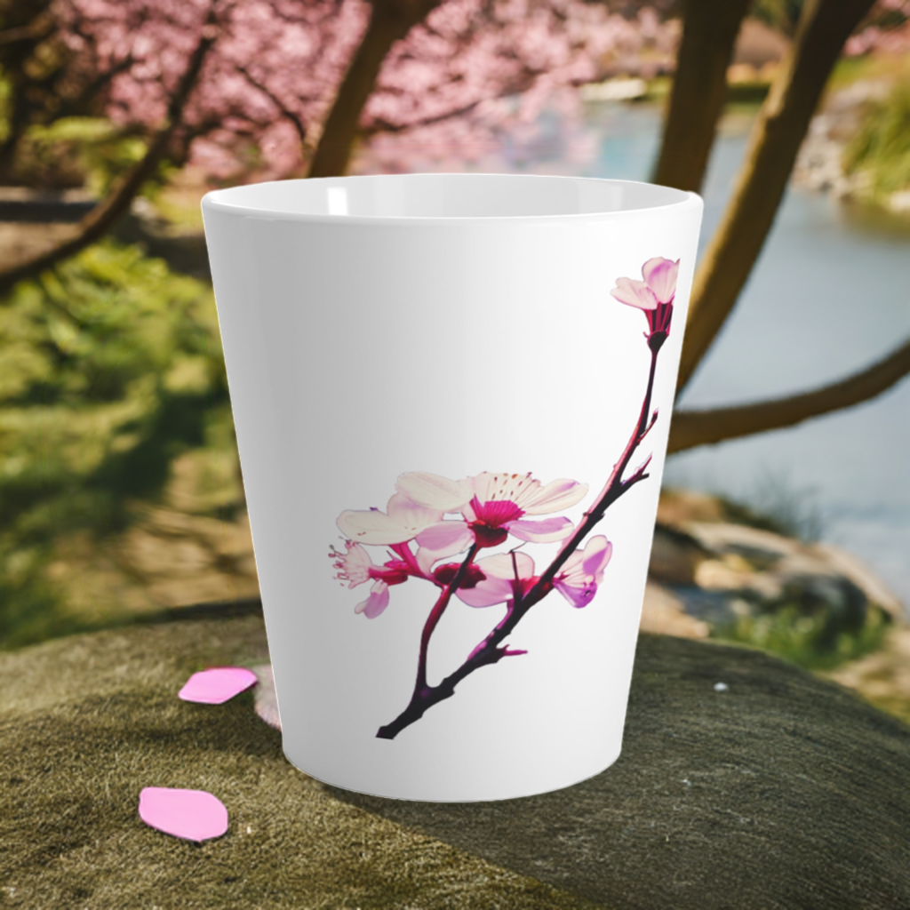 Pink blossom Latte Mug