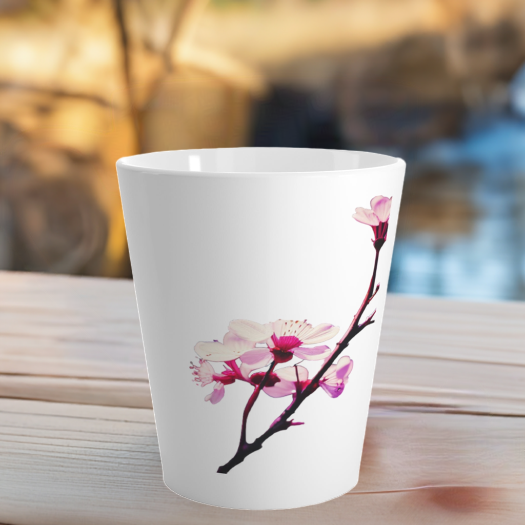 Pink blossom Latte Mug