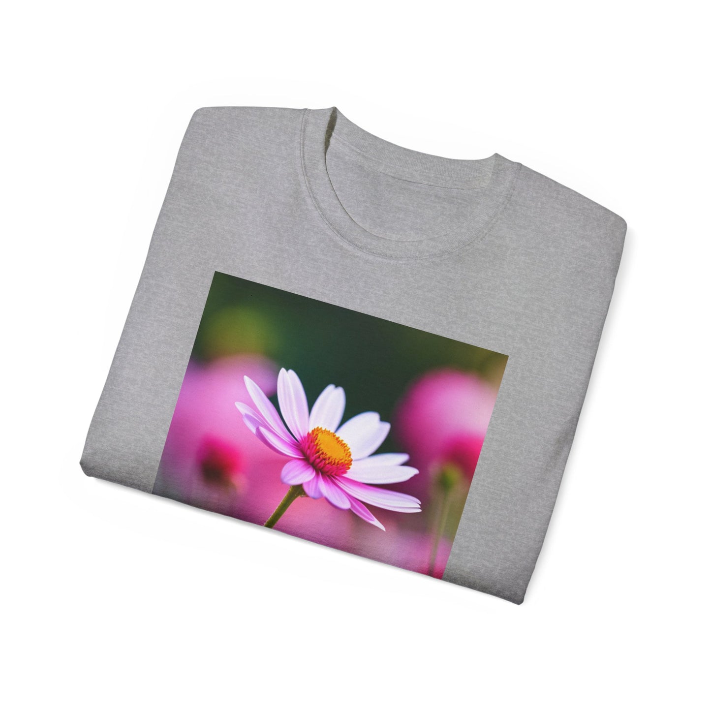 Pink flower T-shirt