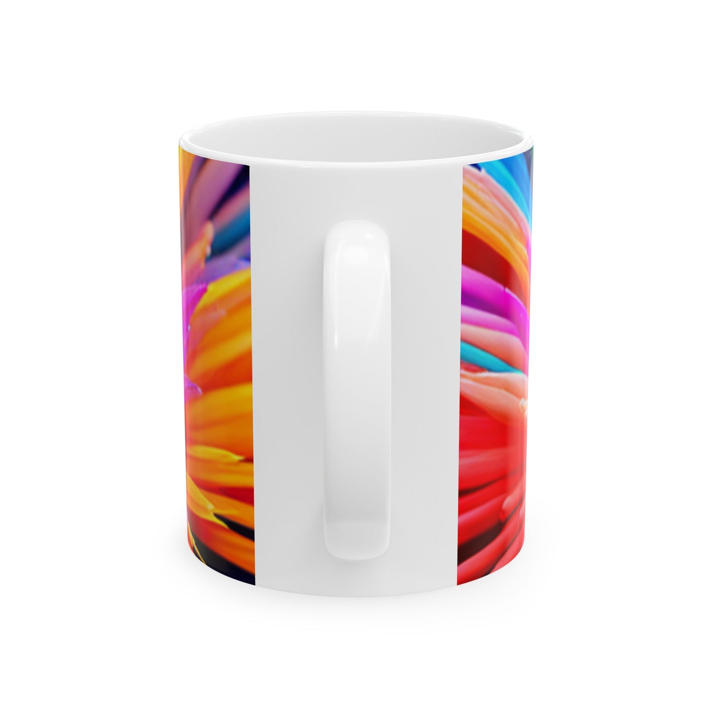 Color Fusion Ceramic Mug, (11oz, 15oz)