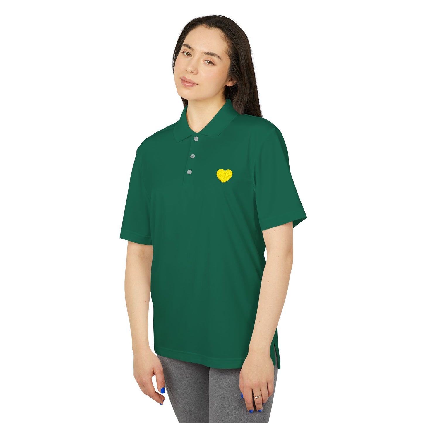 Golden Heart Performance Polo Tee