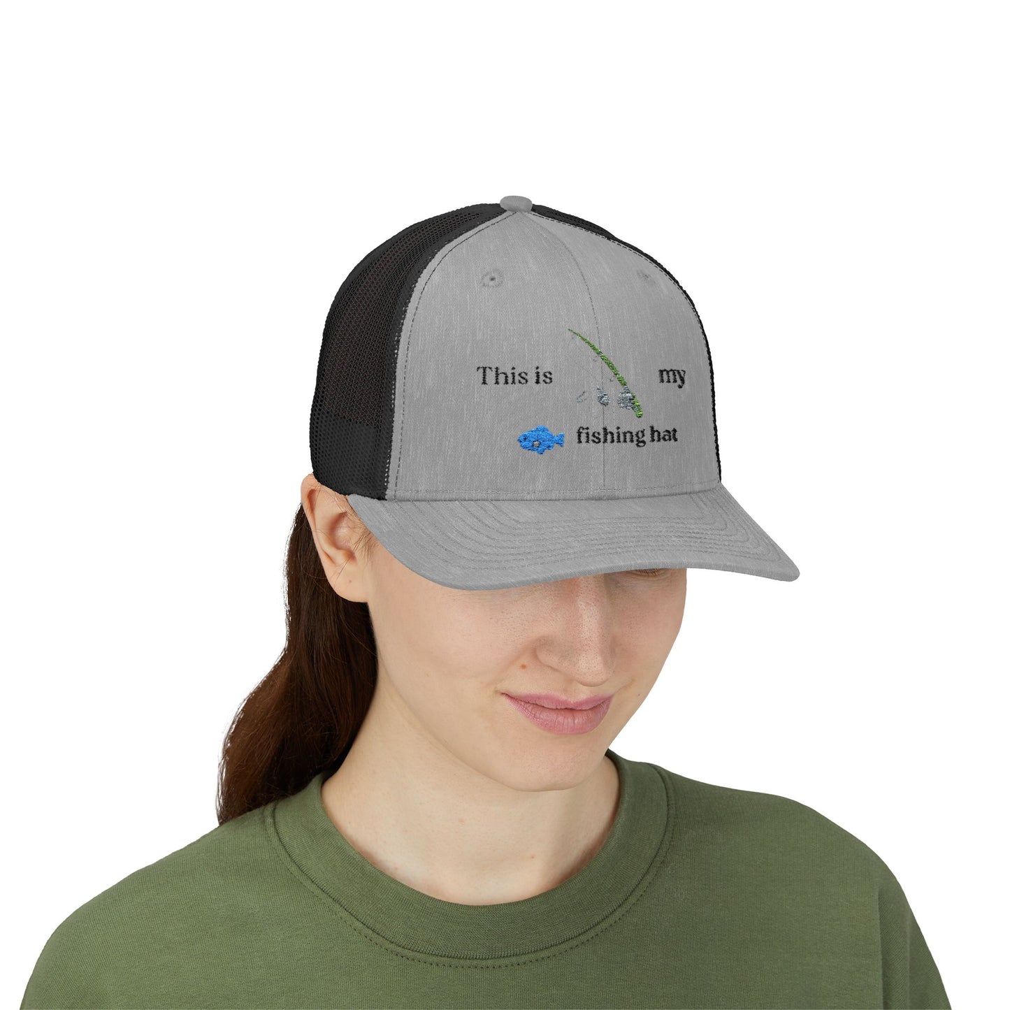 This is my fishing hat - baseball hat