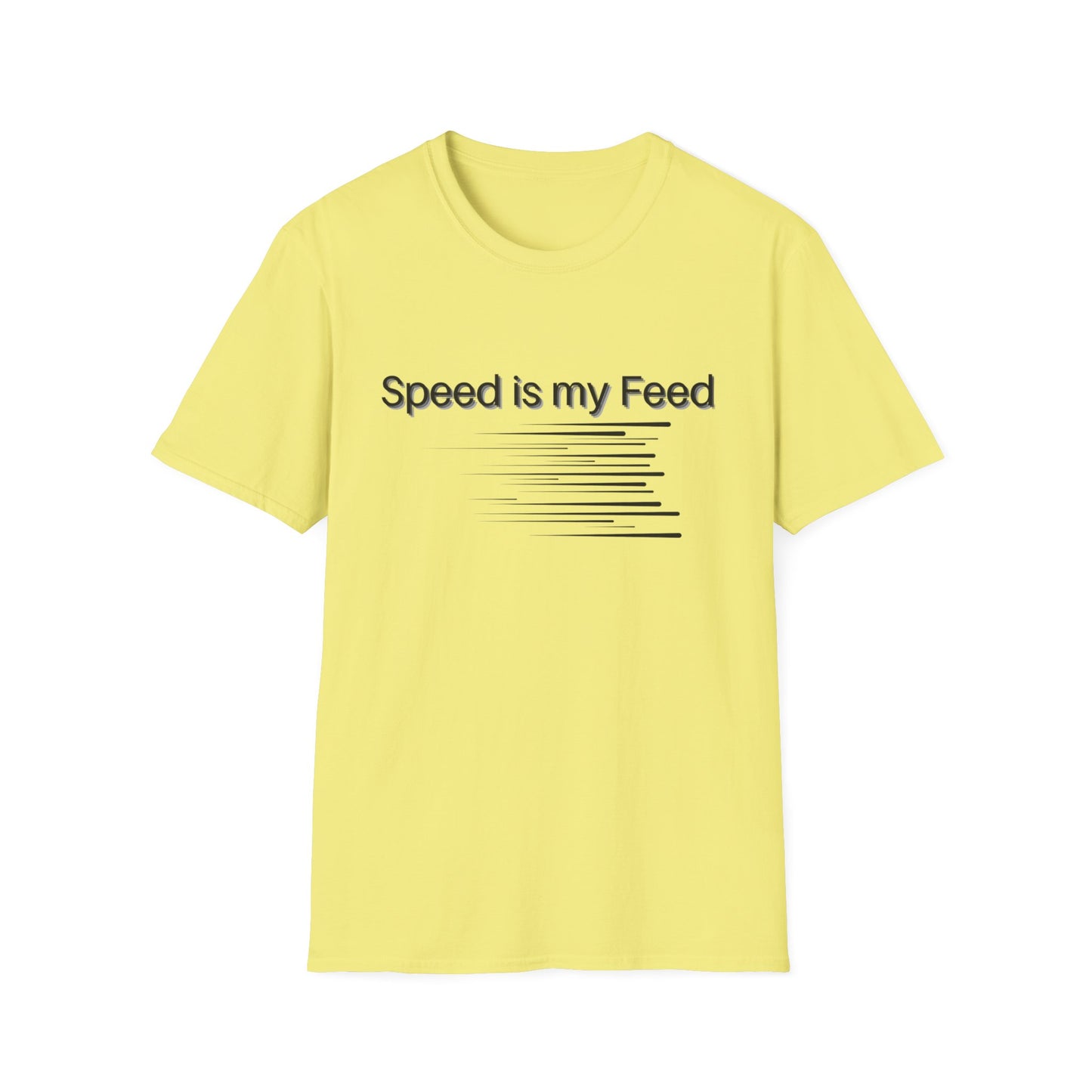Speed is my Feed - Motion Marks T-shirt