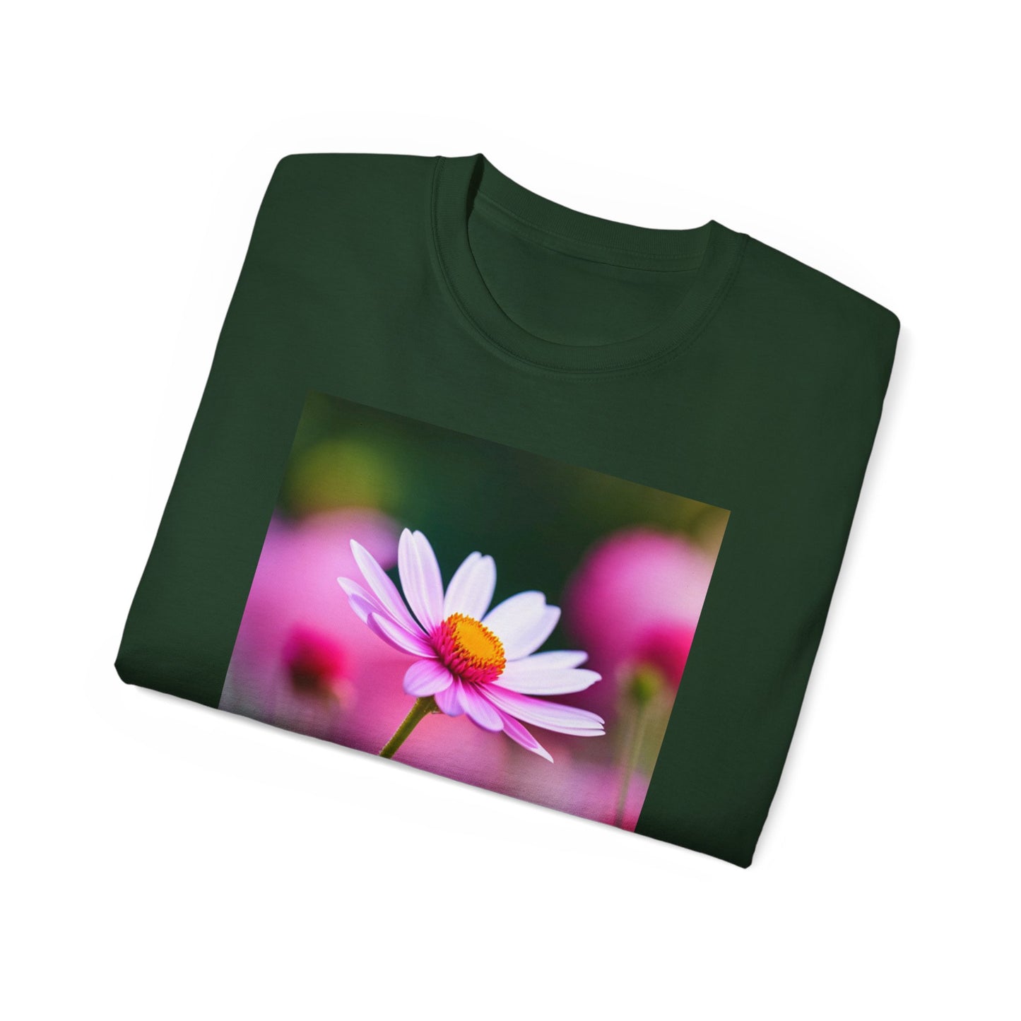 Pink flower T-shirt