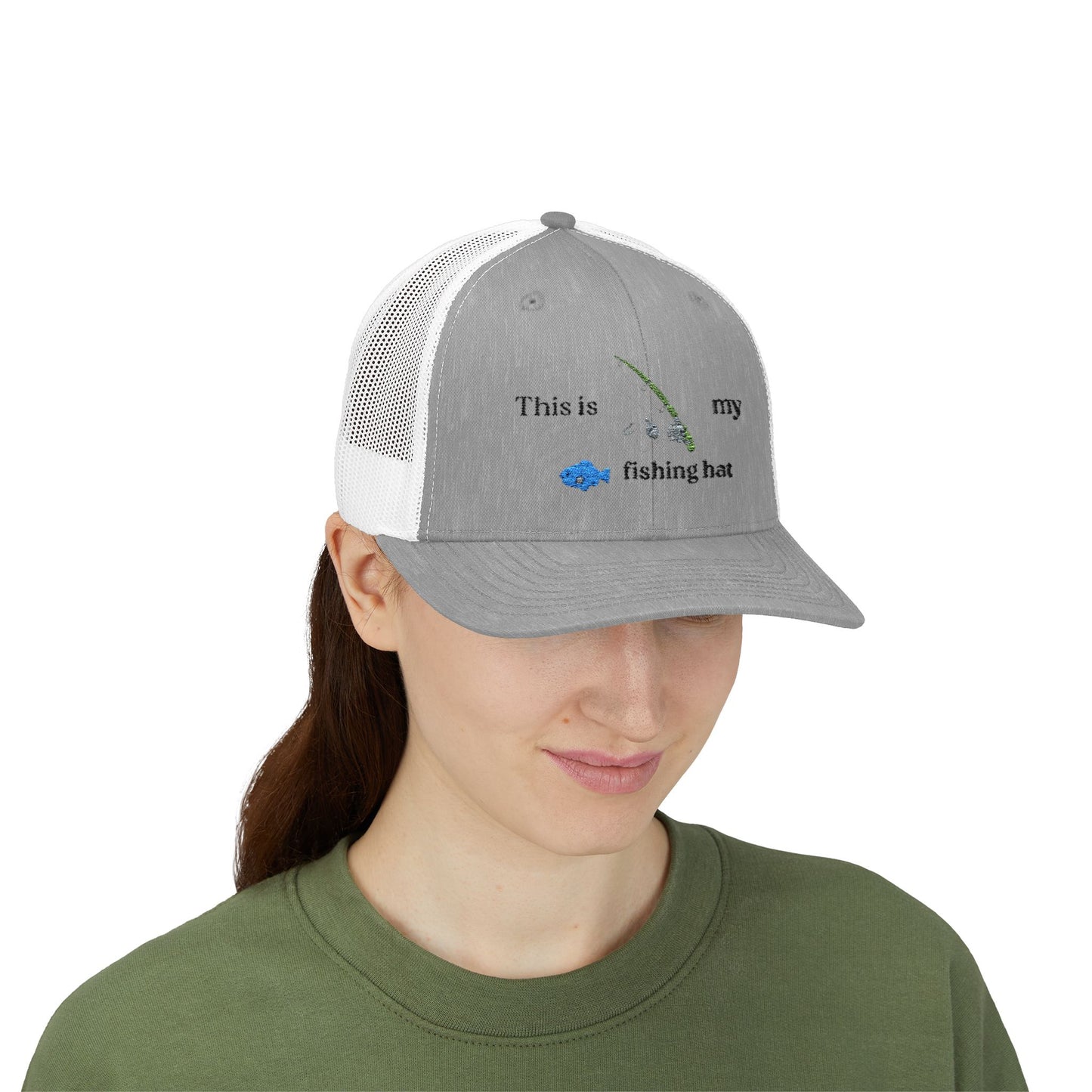 This is my fishing hat - baseball hat