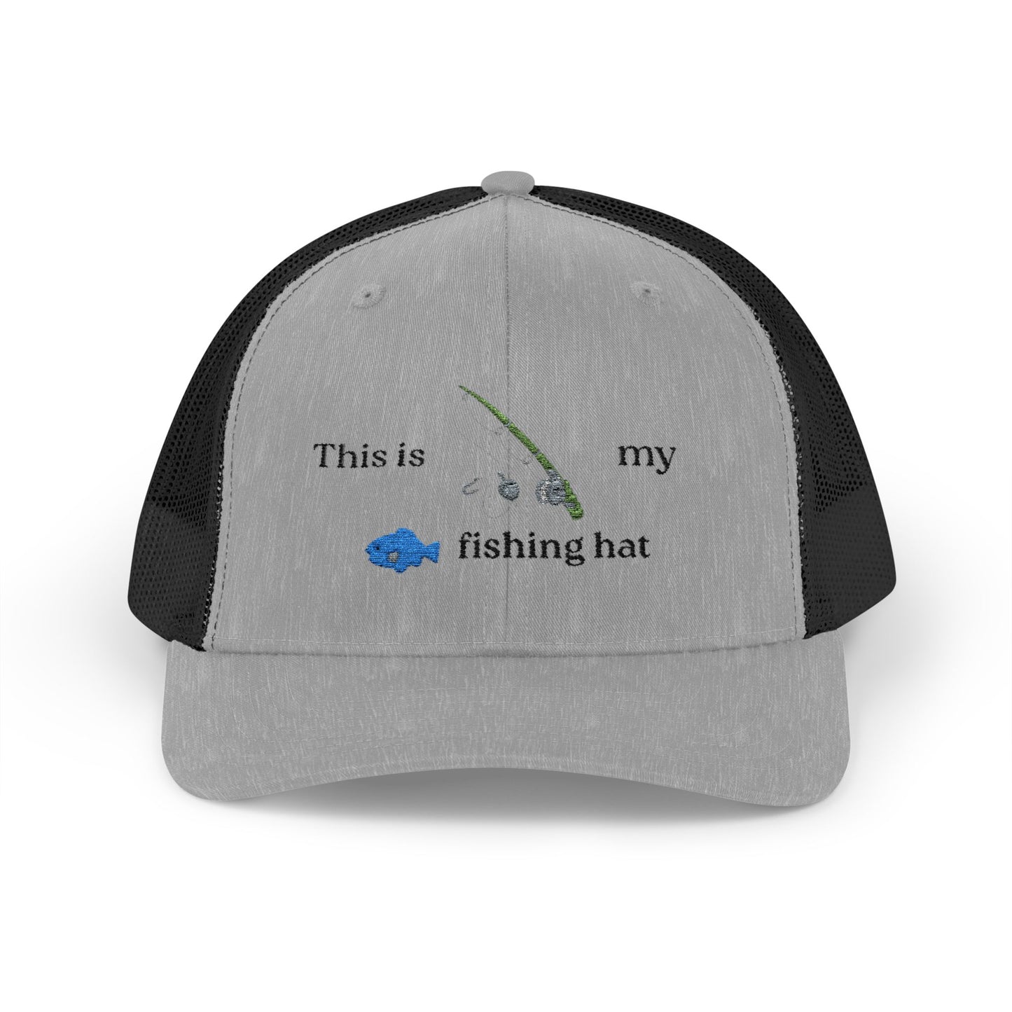 This is my fishing hat - baseball hat