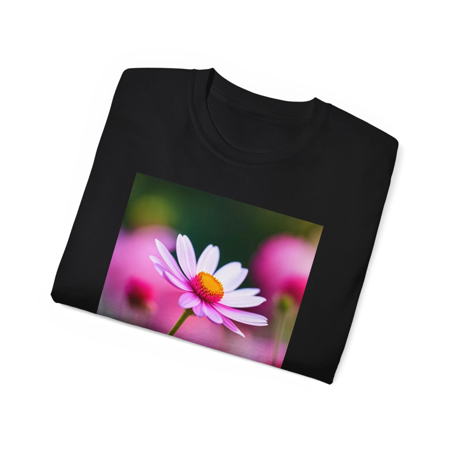 Pink flower T-shirt