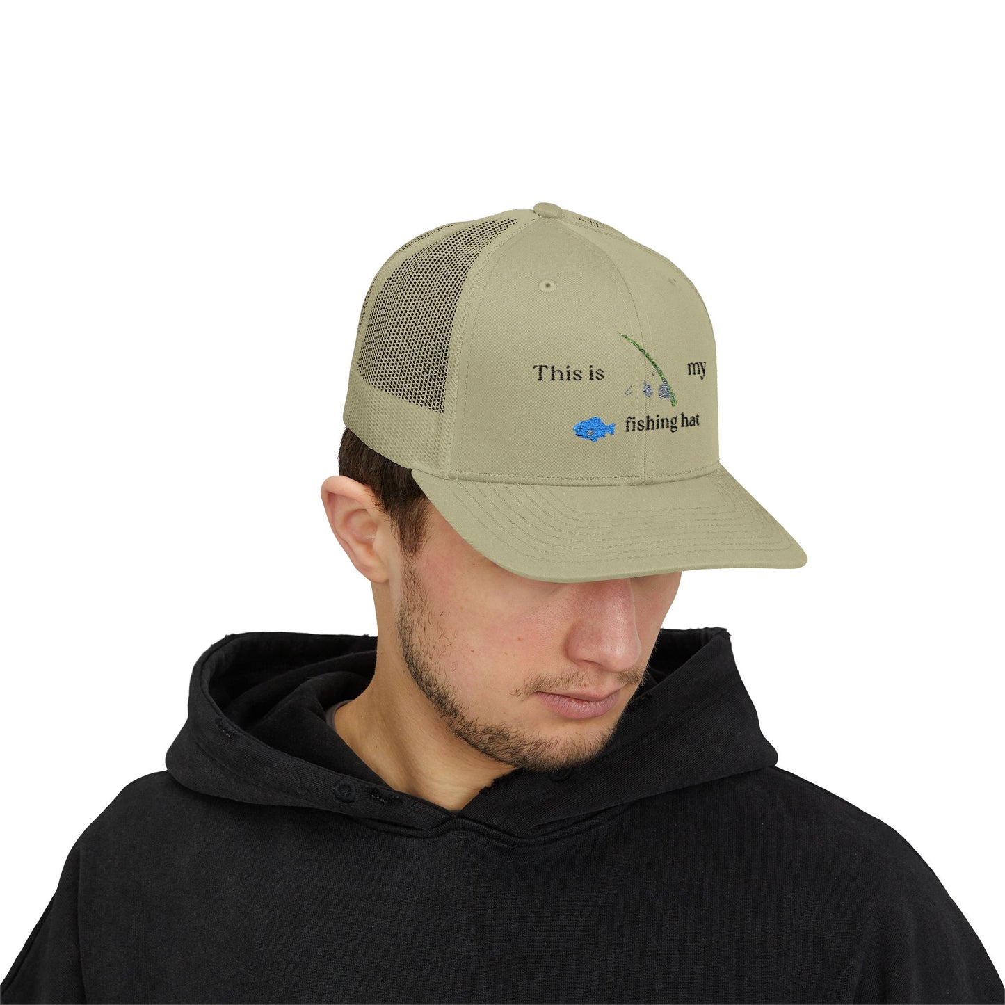 This is my fishing hat - baseball hat