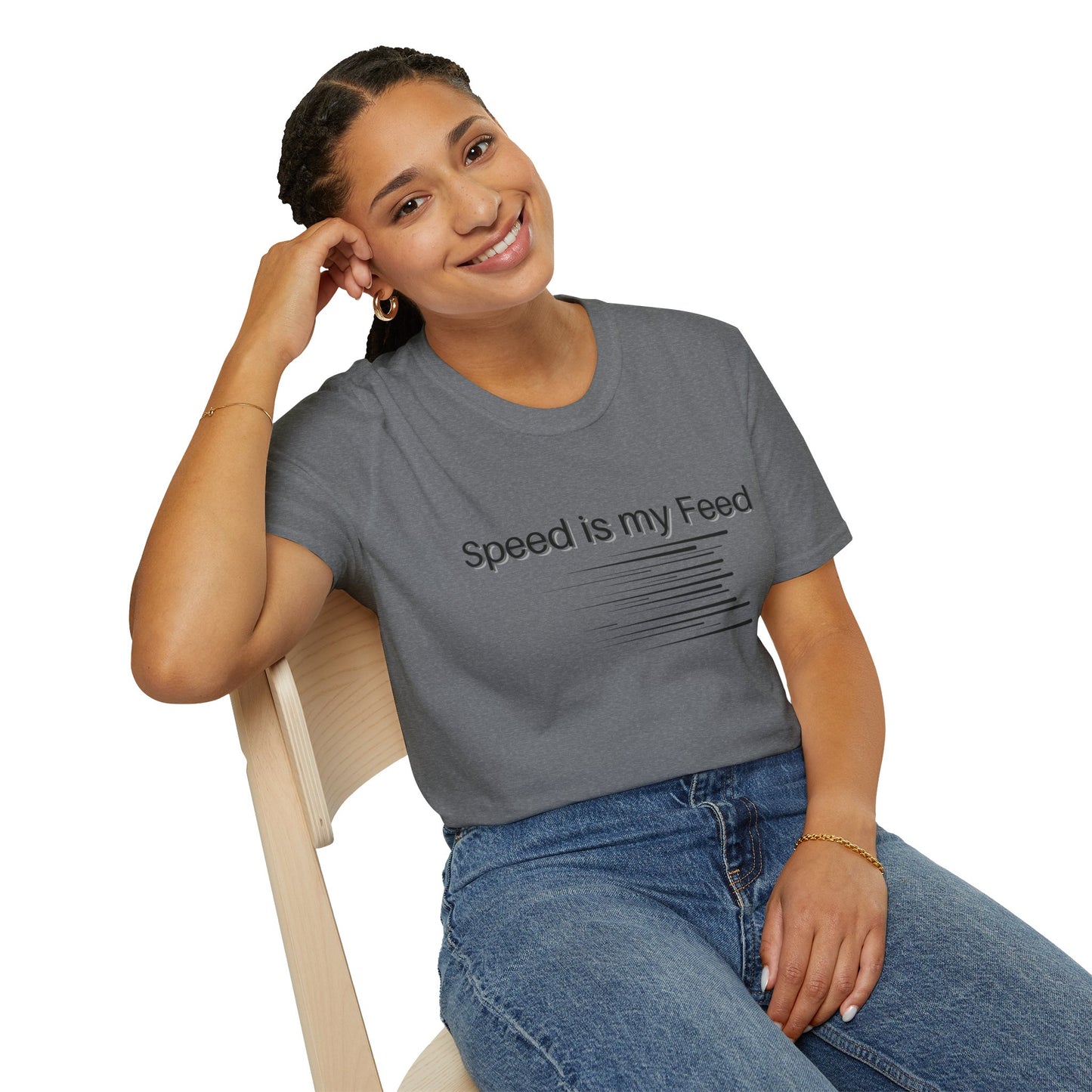 Speed is my Feed - Motion Marks T-shirt