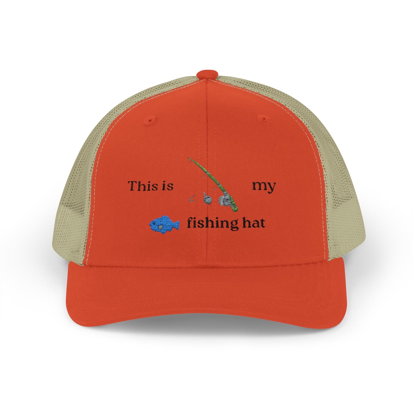 This is my fishing hat - baseball hat