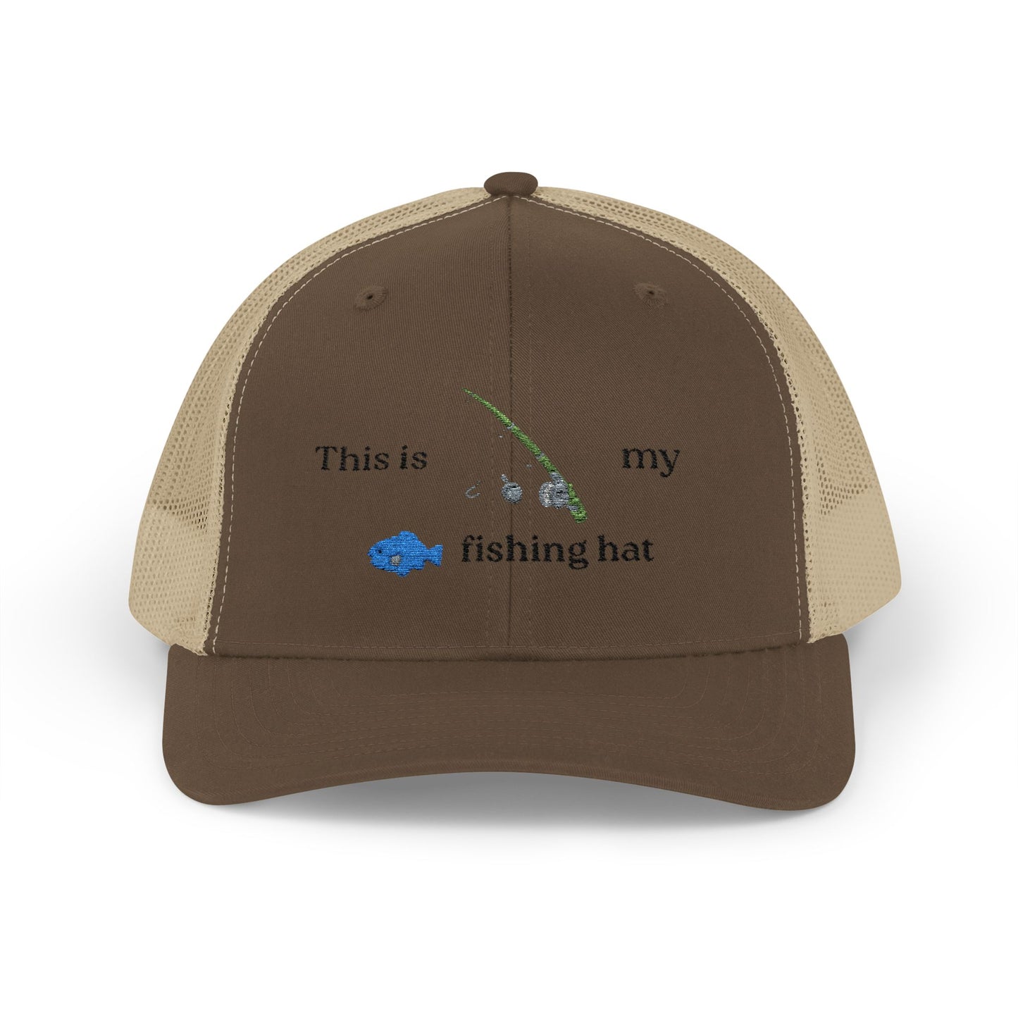 This is my fishing hat - baseball hat