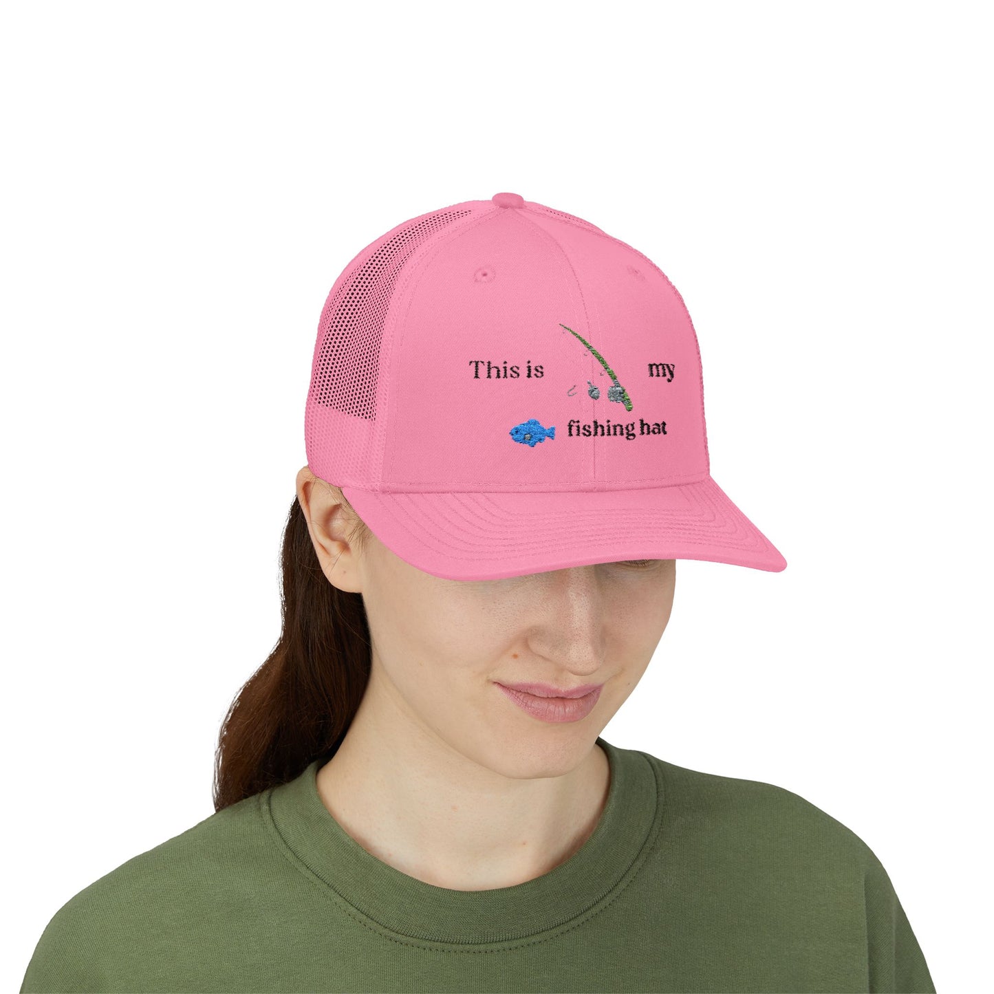This is my fishing hat - baseball hat