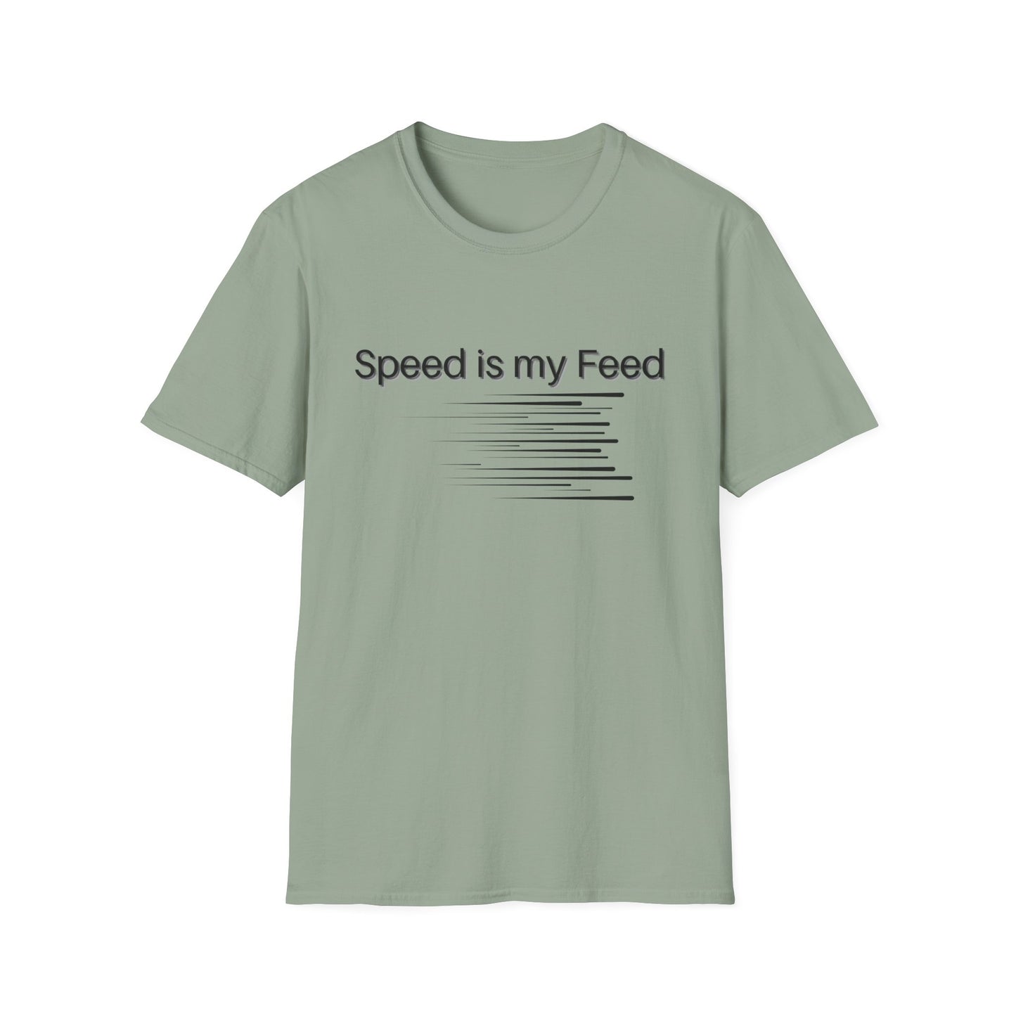 Speed is my Feed - Motion Marks T-shirt