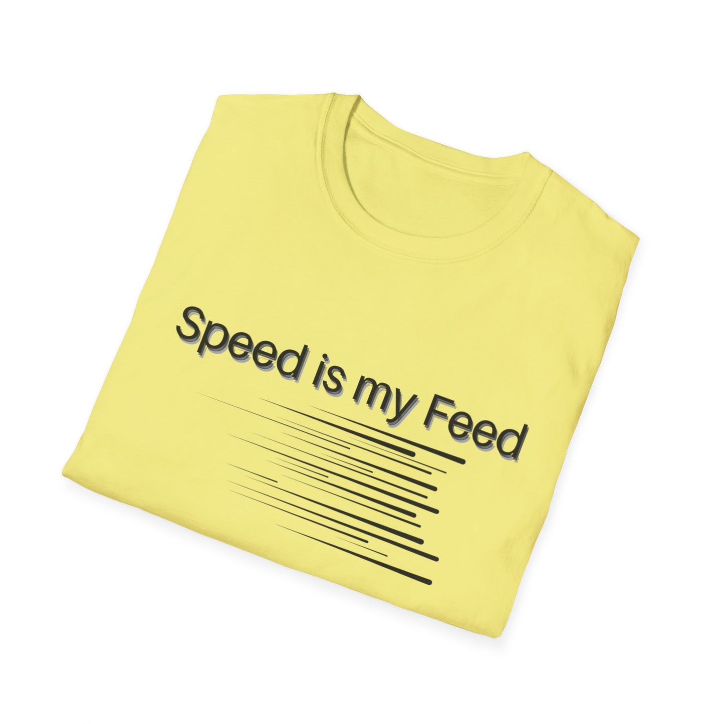 Speed is my Feed - Motion Marks T-shirt