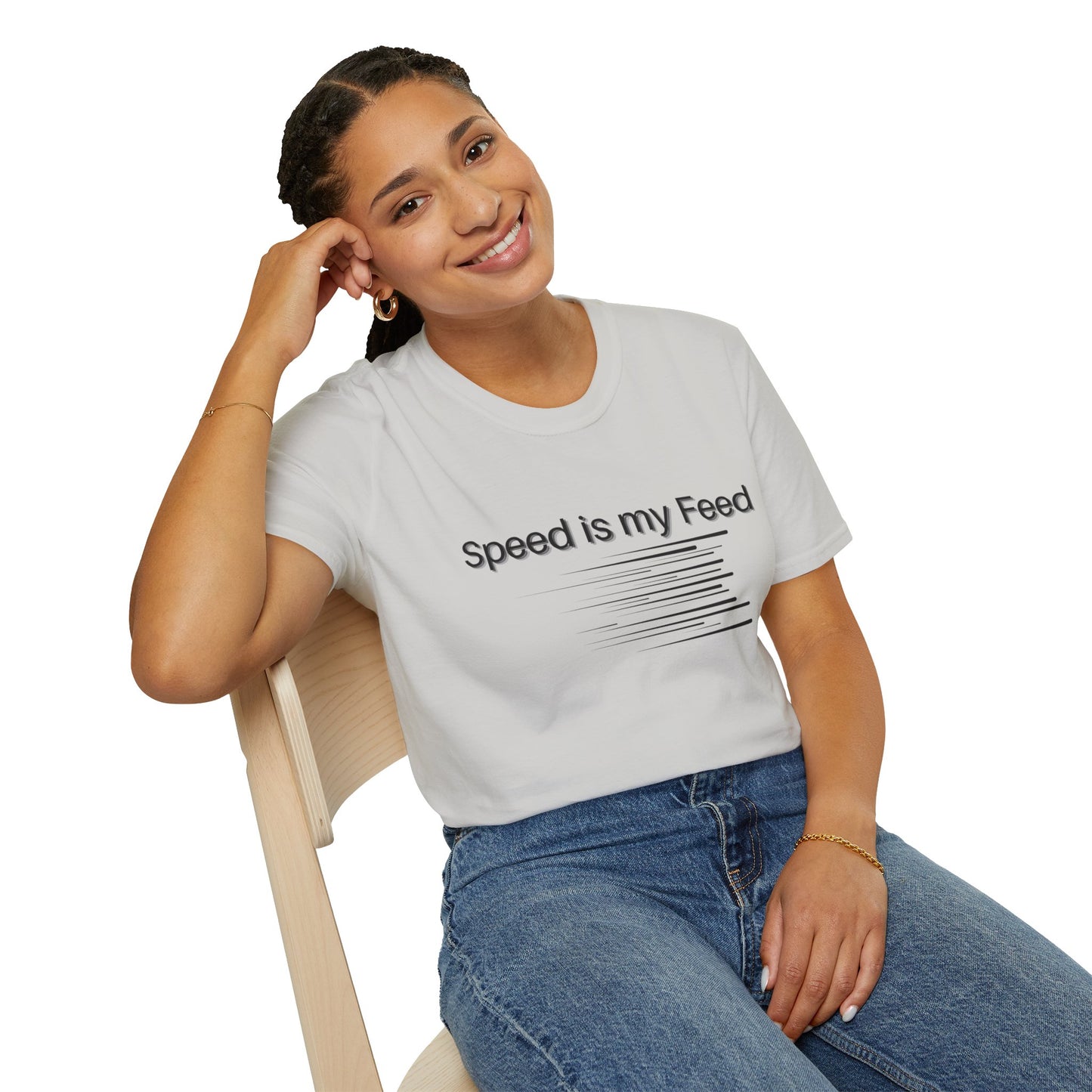 Speed is my Feed - Motion Marks T-shirt