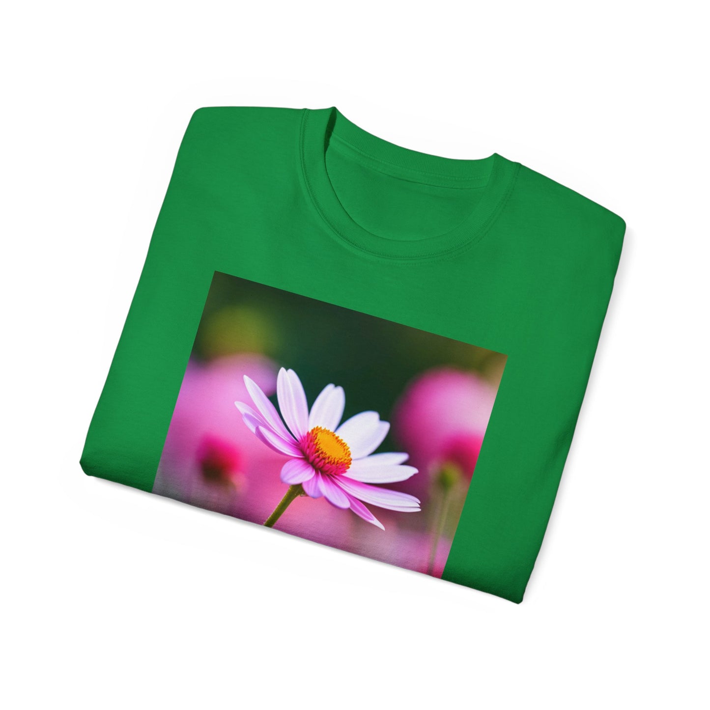 Pink flower T-shirt