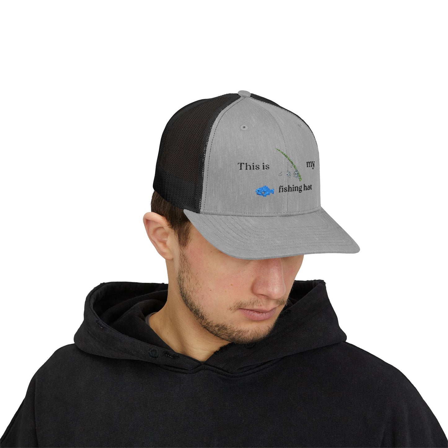 This is my fishing hat - baseball hat