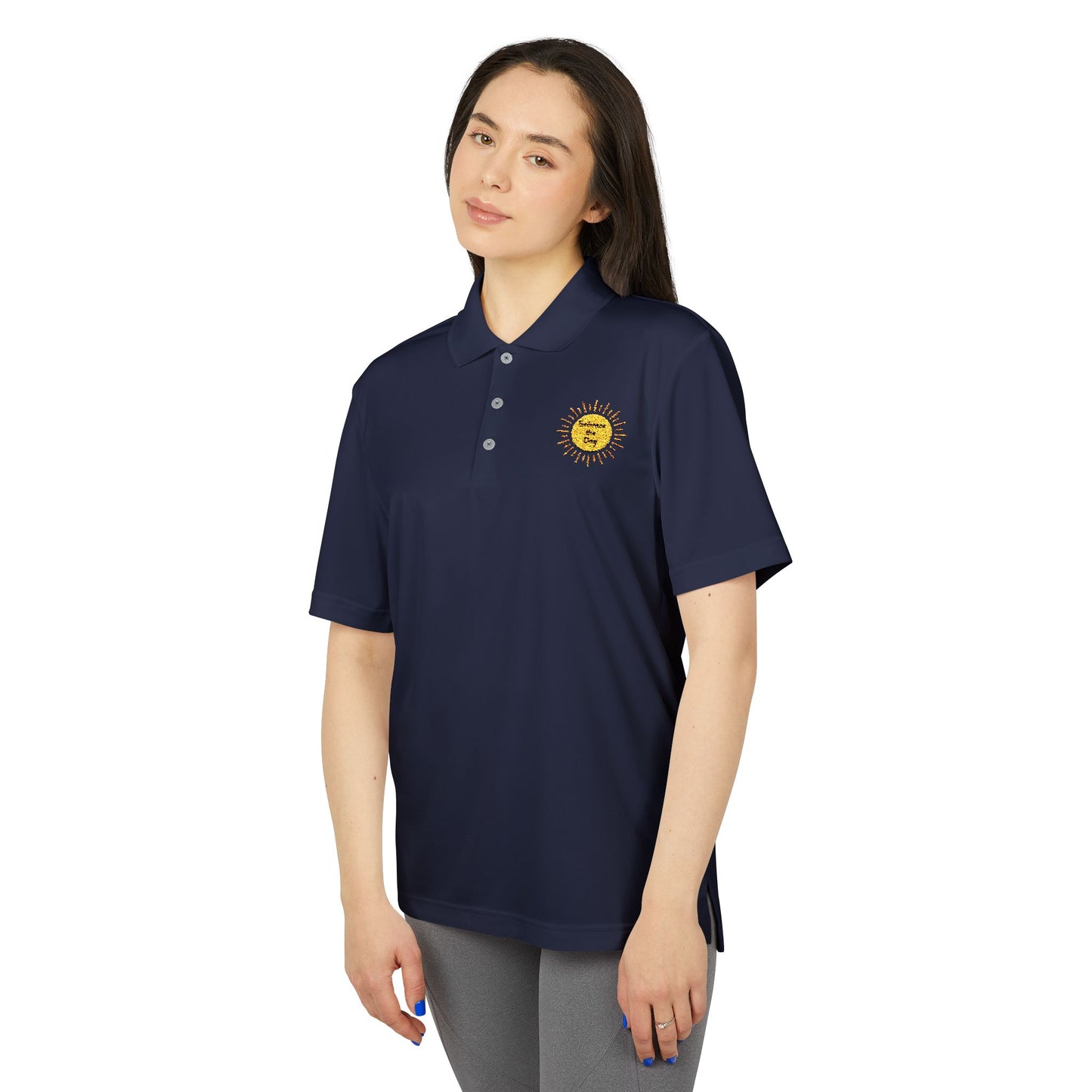 Custom adidas® Unisex Performance Polo - Embrace the Day