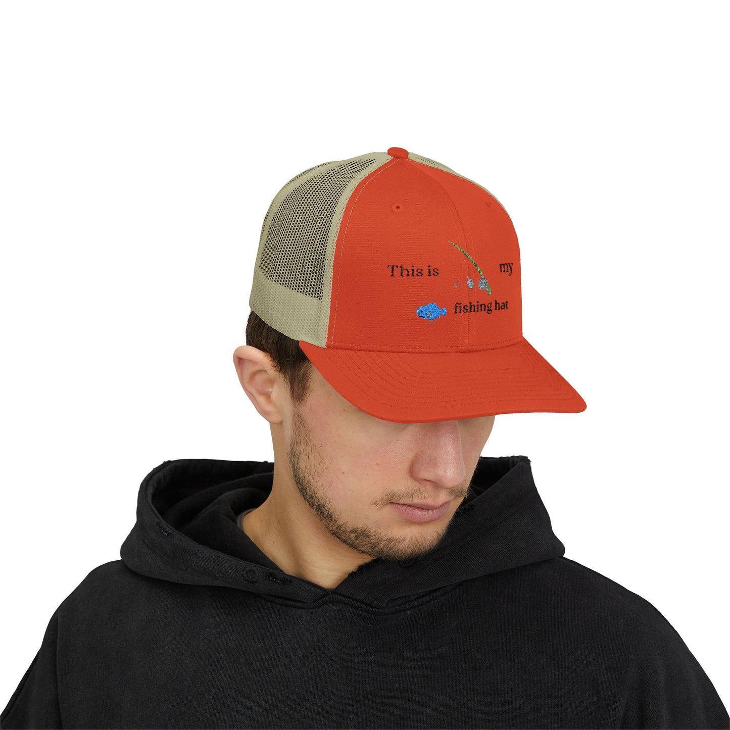 This is my fishing hat - baseball hat