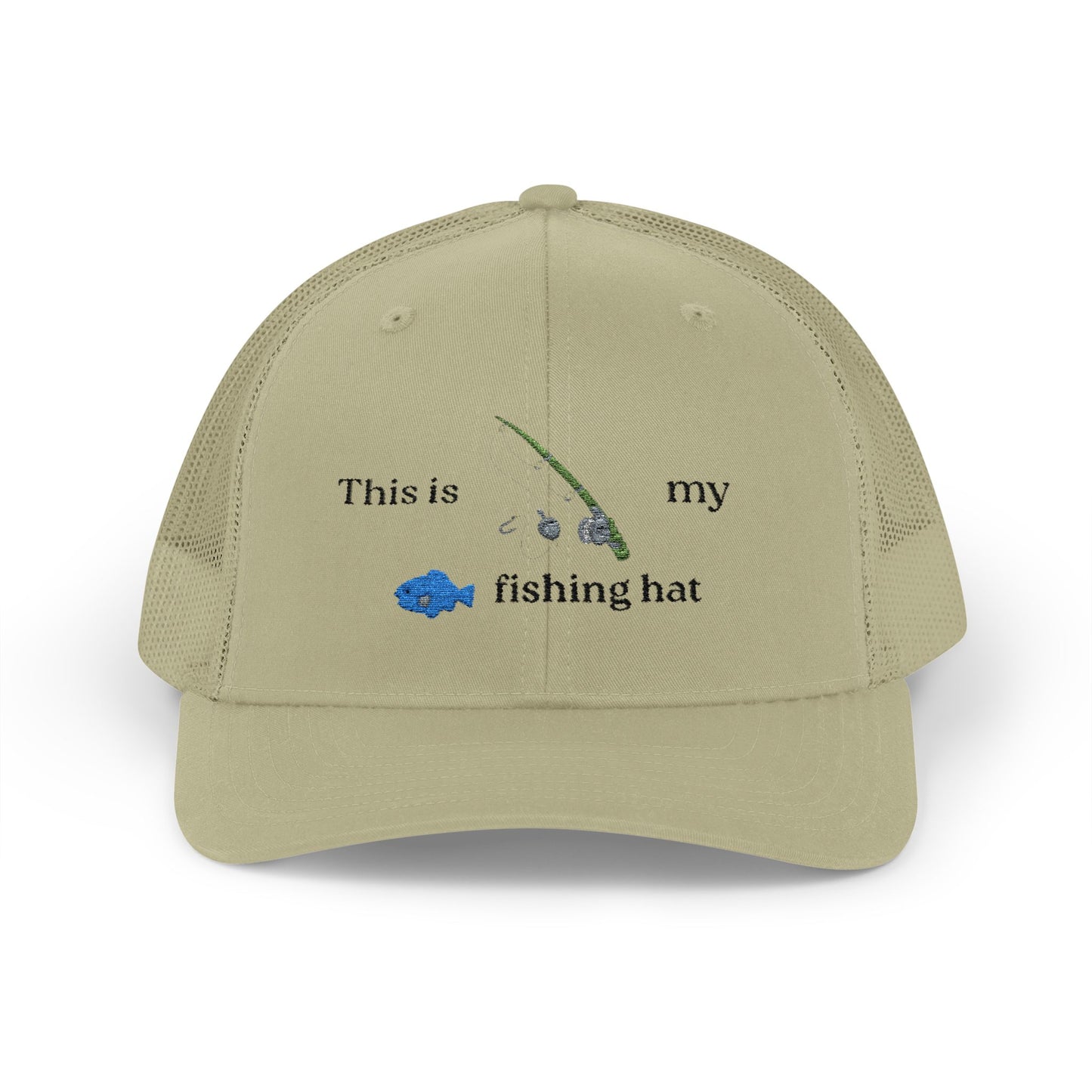 This is my fishing hat - baseball hat