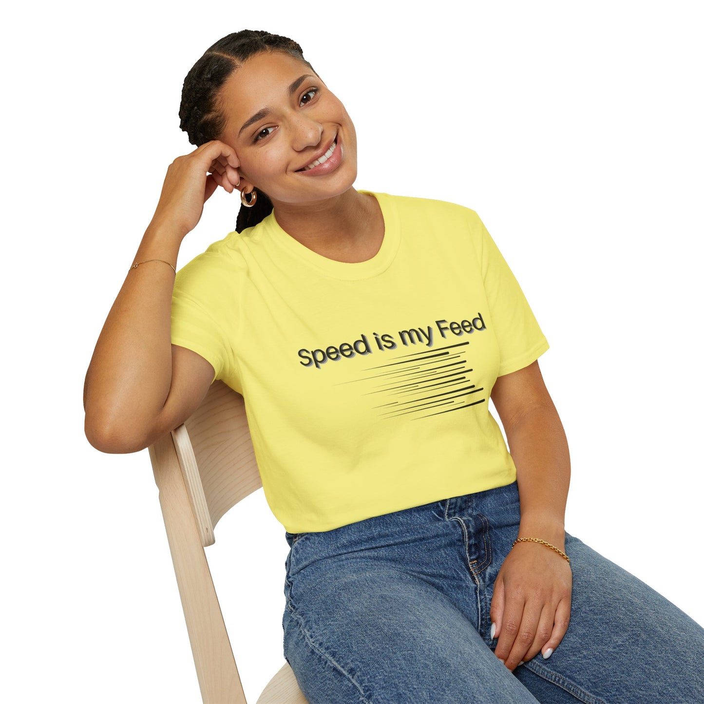 Speed is my Feed - Motion Marks T-shirt