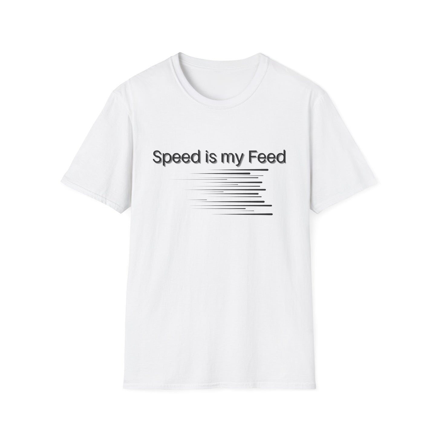 Speed is my Feed - Motion Marks T-shirt