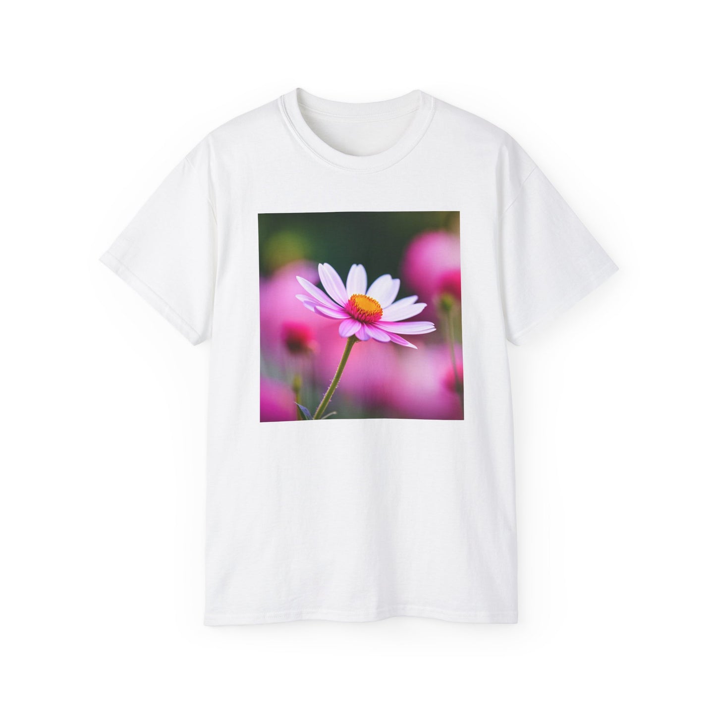 Pink flower T-shirt