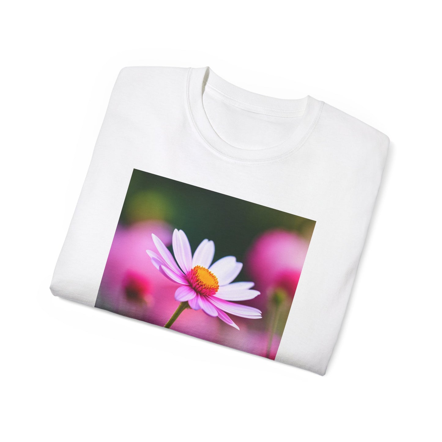 Pink flower T-shirt
