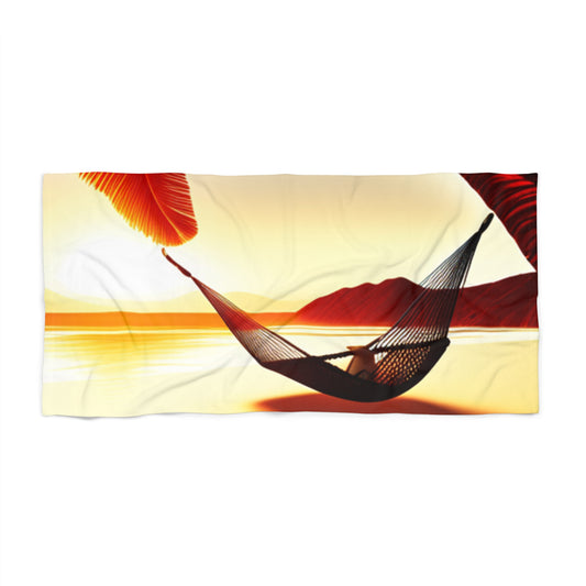 Sunset Serenity - Relax and Unwind Beach Towel