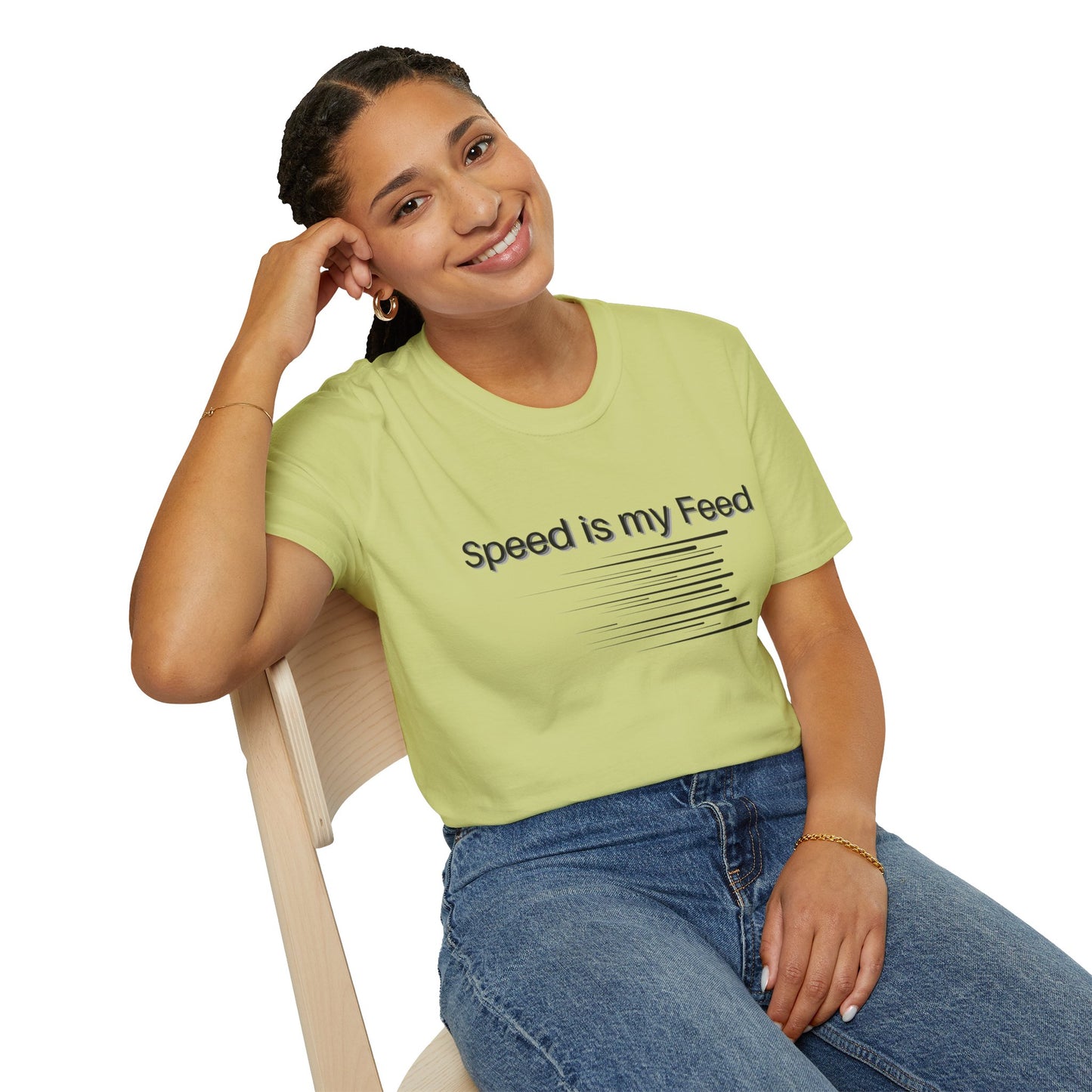 Speed is my Feed - Motion Marks T-shirt