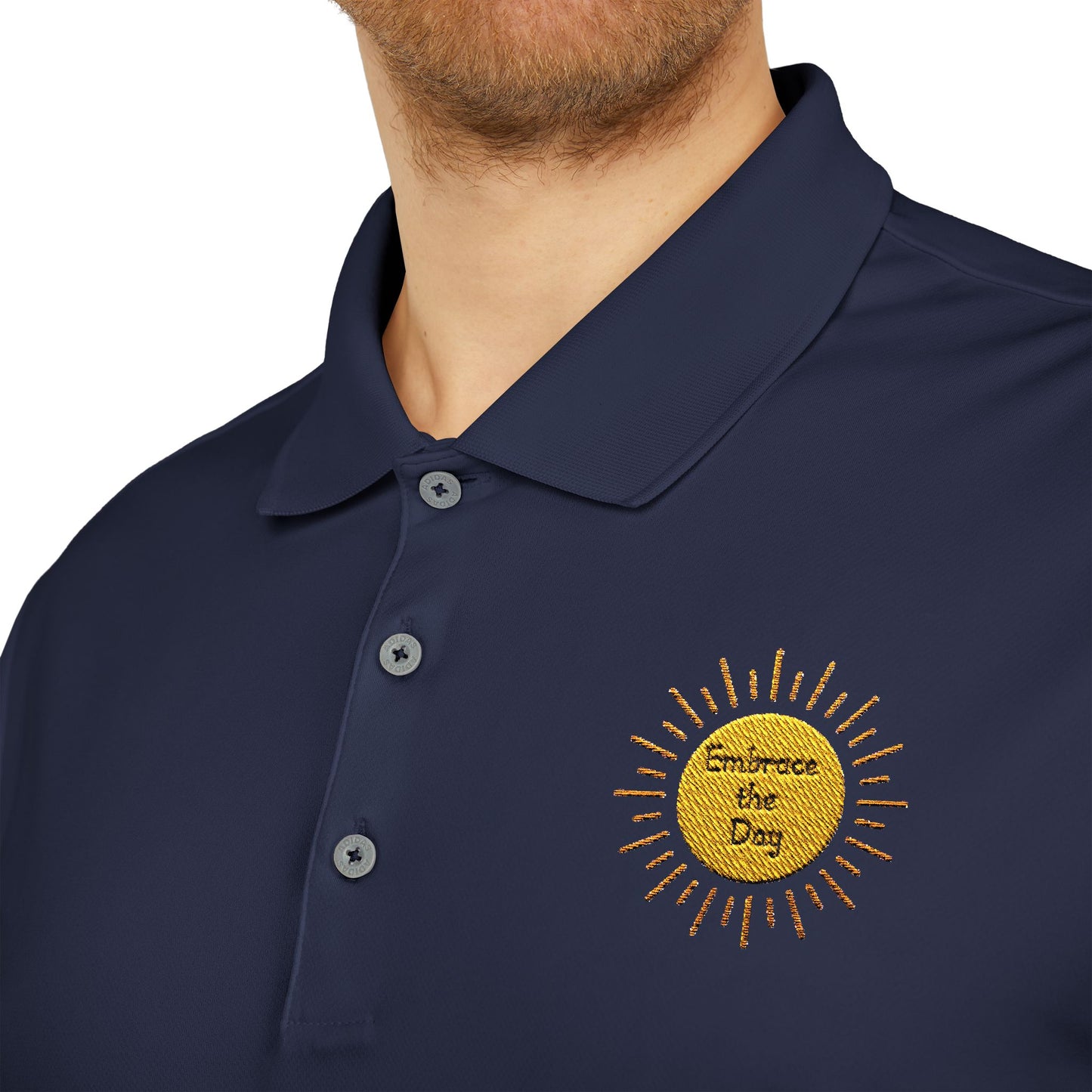 Custom adidas® Unisex Performance Polo - Embrace the Day
